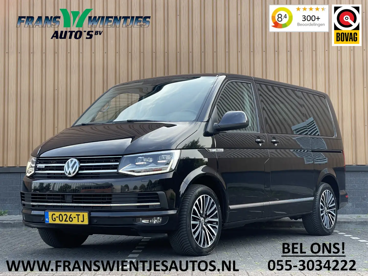 Volkswagen T6 Transporter Multivan 2.0 TDI L1H1 4Motion Highline | 7 Persoon Zwart - 1