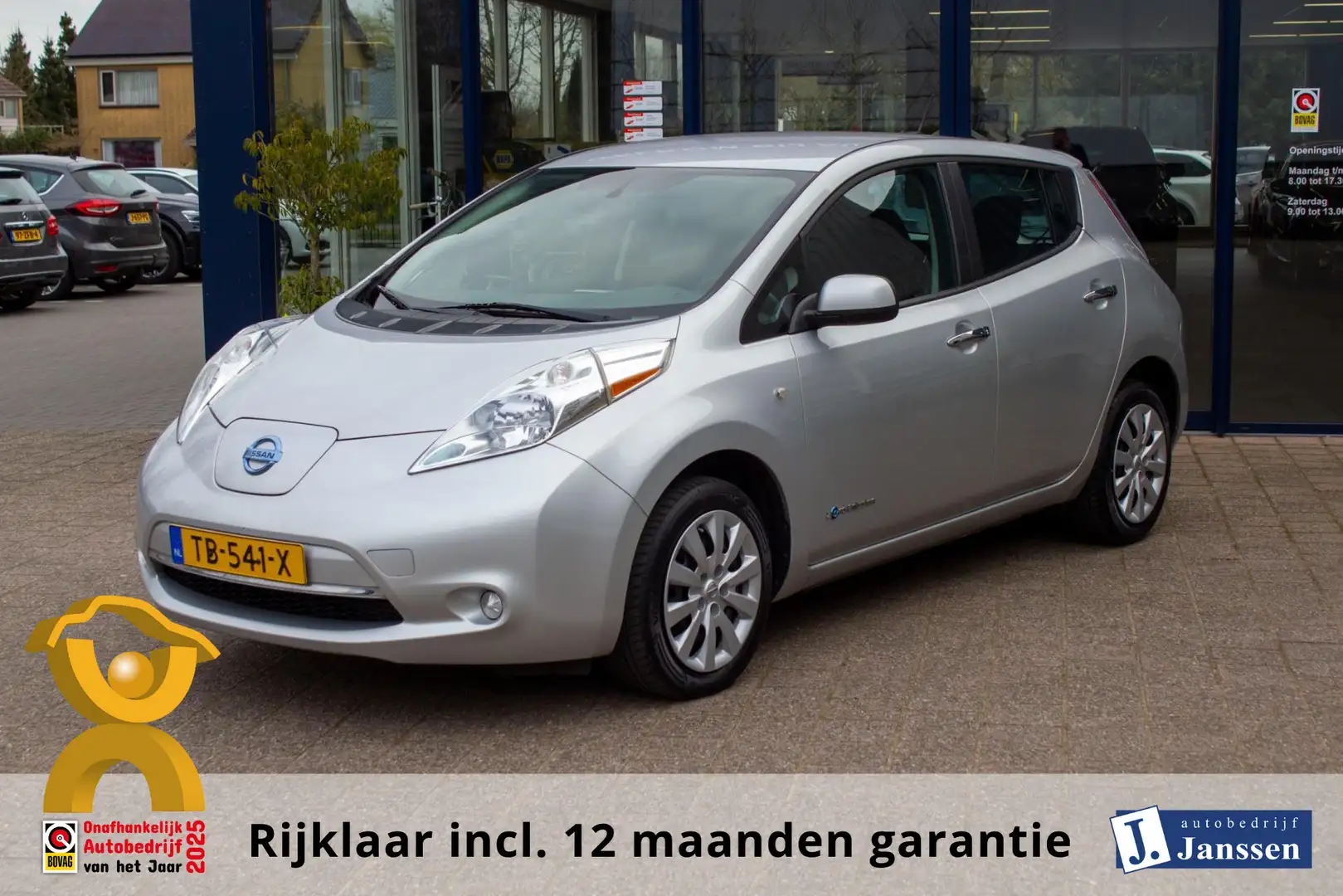 Nissan Leaf Visia 24 kWh |Prijs rijklaar incl 12 mnd garantie| Gris - 1