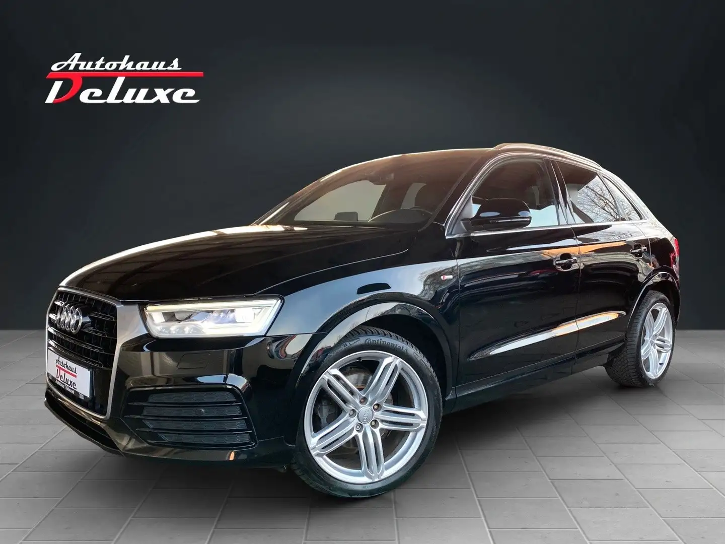 Audi Q3 2.0 TDI QUATTRO S-LINE PLUS KAMERA-LEDER-AHK Schwarz - 1