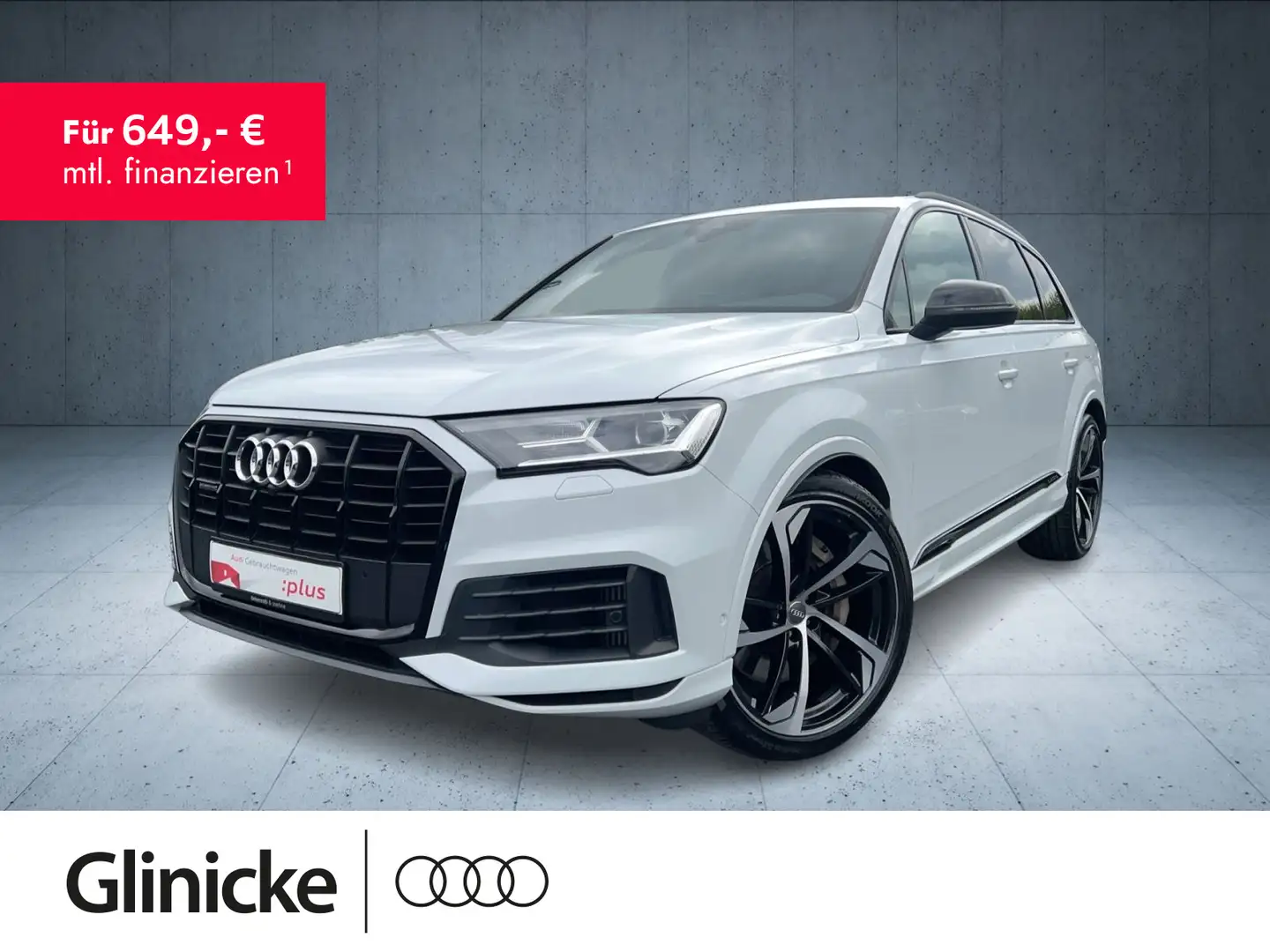 Audi Q7 55 TFSI e S line/AHK/22"/Kam/PBox/Assist Білий - 1