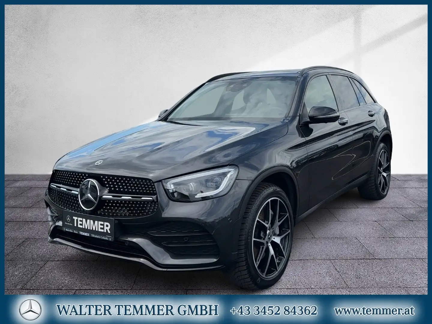 Mercedes-Benz GLC 300 de 4M AMG-Line Premium Pano AHV Distr Gris - 1