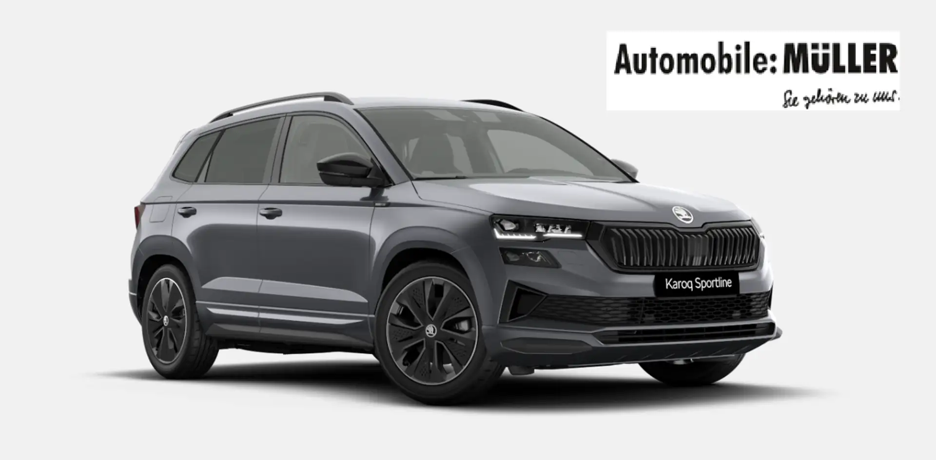 Skoda Karoq Sportline 1,5 TSI DSG Nur 20x verfügbar*konfigurie Grijs - 1