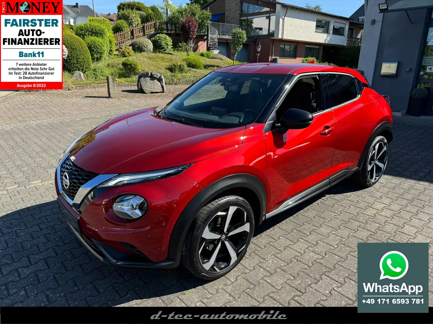Nissan Juke Tekna*Bose HiFi*Navi*LED*Sitzhz.*Kamera*8-fach* Orange - 1