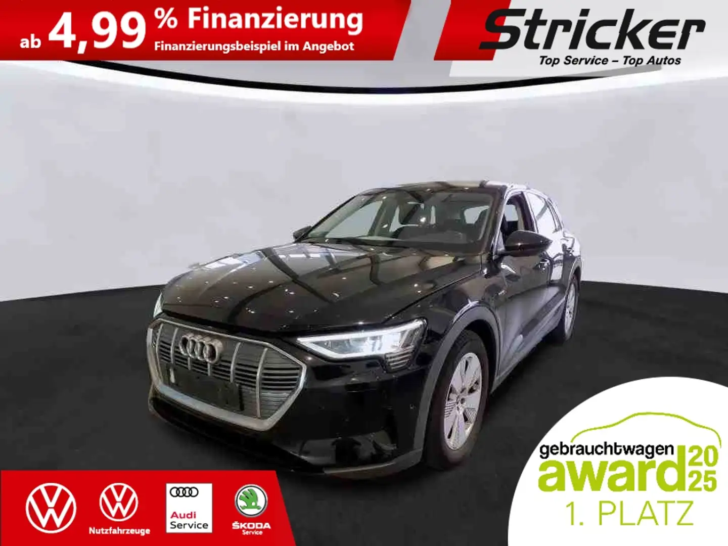 Audi e-tron 55 quattro 344,-ohne Anzahlung Navi Sitzheizung Schwarz - 2