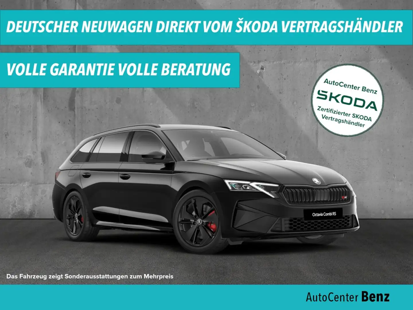 Skoda Octavia C. 2.0 TSI DSG RS *M-LED*NAVI*SMARTLINK* Klima Schwarz - 1