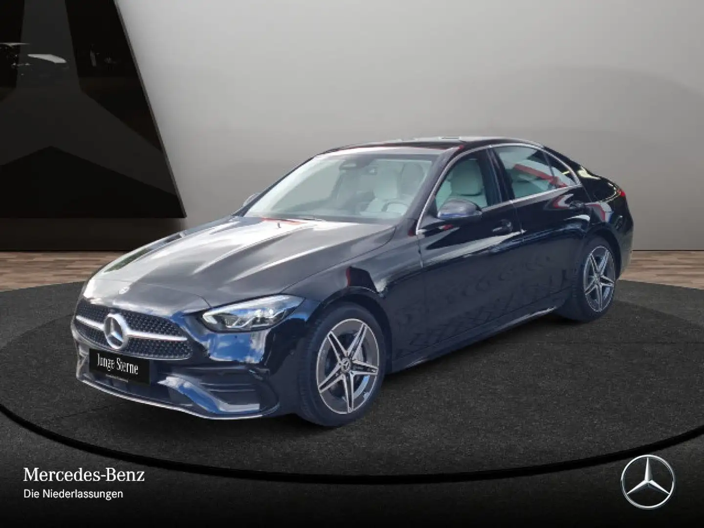 Mercedes-Benz C 300 de AMG+PANO+LED+KAMERA+TOTW+KEYLESS+9G Schwarz - 2