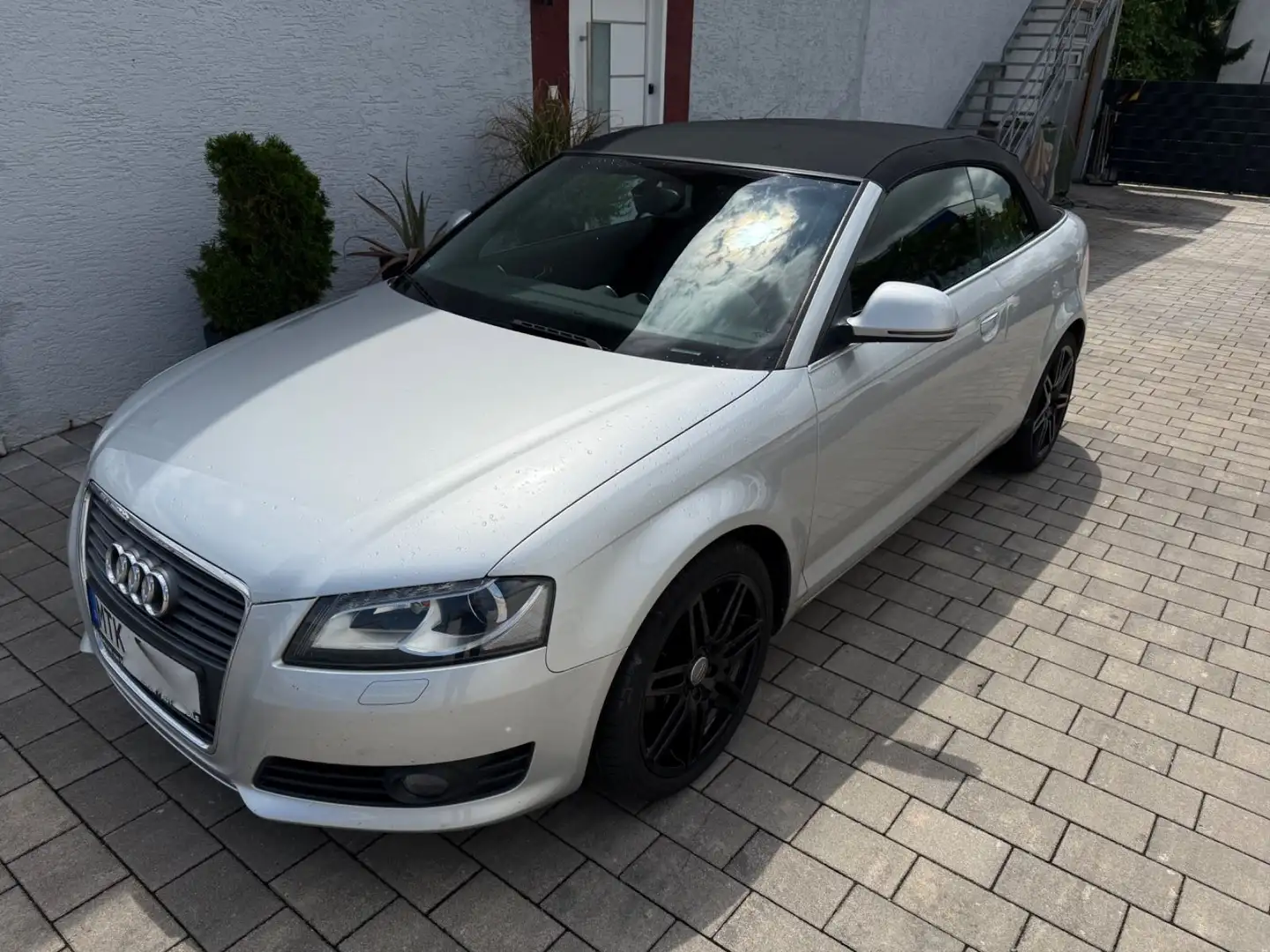 Audi A3 1.8 TFSI S tronic Cabrio Leder 18"S-Line AHK Argento - 1