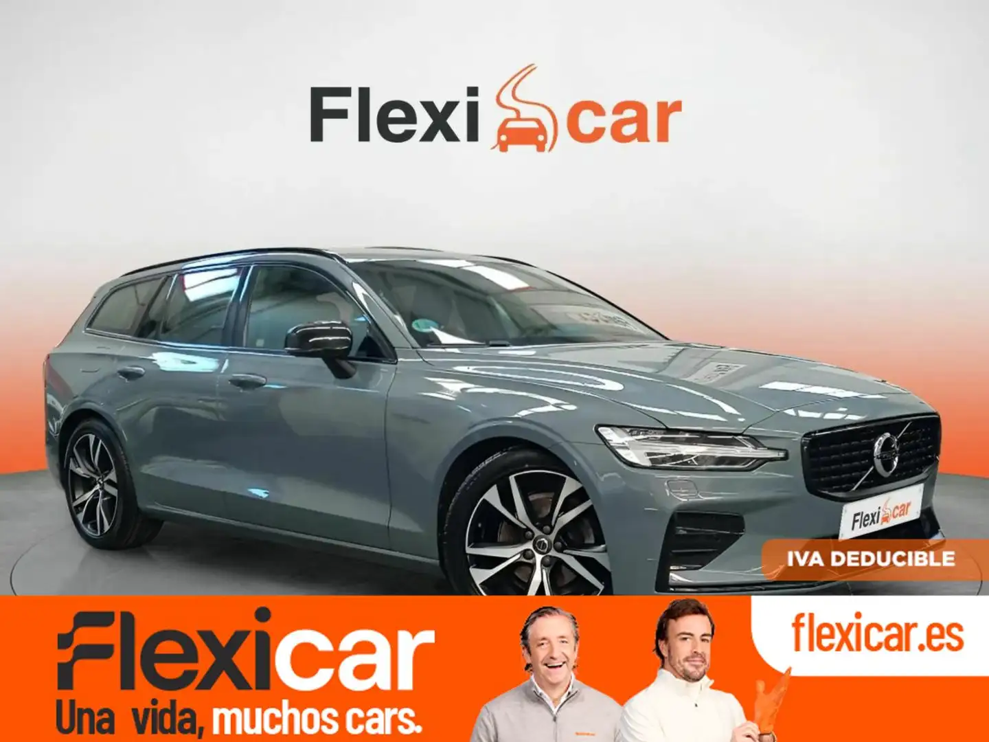Volvo V60 2.0 B4 (G) R-Design Auto Gris - 1