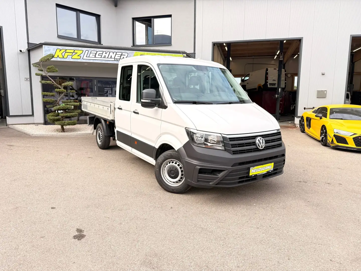Volkswagen Crafter 35 2.0 TDI PR DOKA L3 "KLIMA*AHK*TEMPOMAT" Weiß - 1