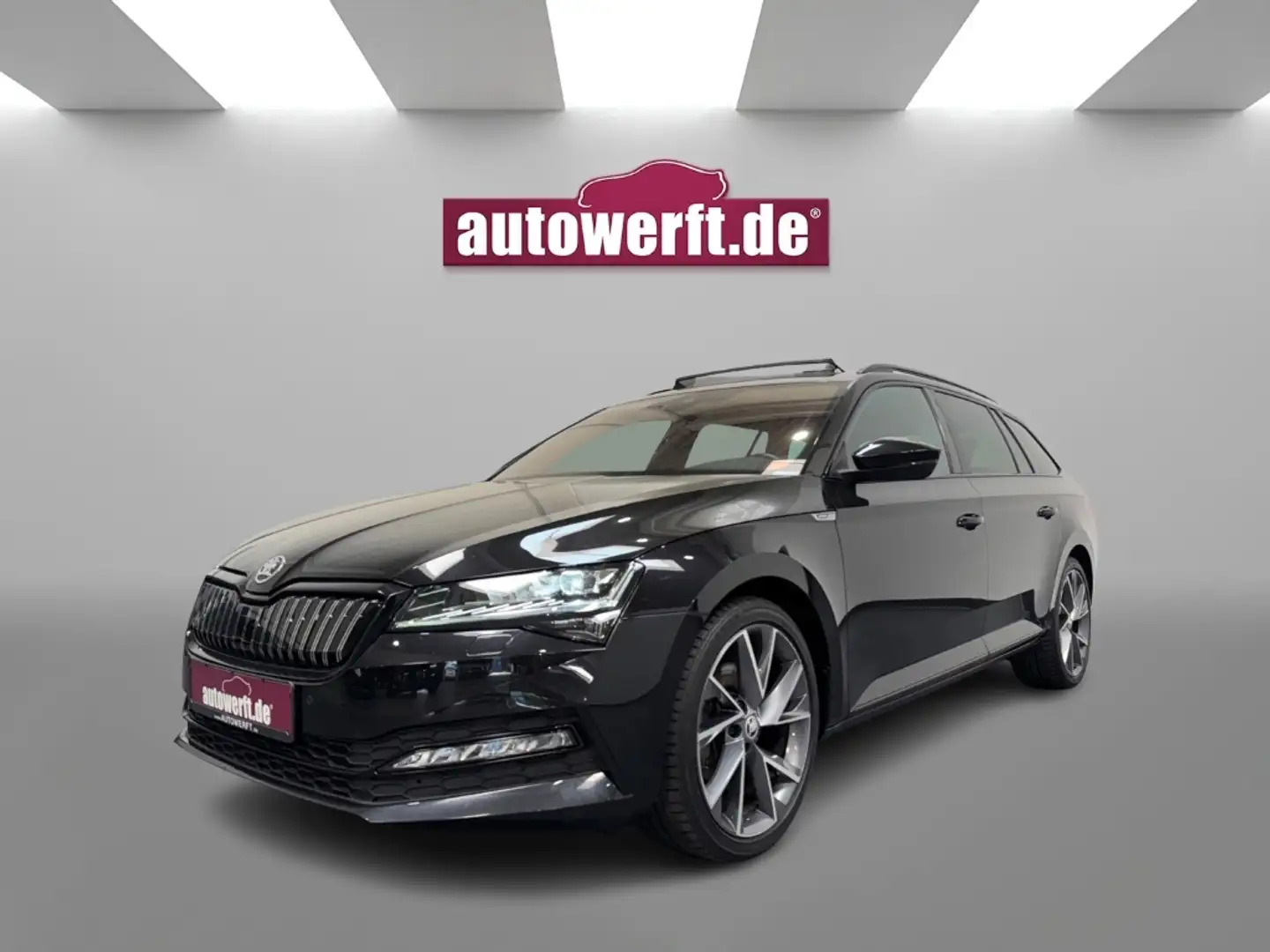 Skoda Superb 1.4 TSI iV SPORT PANO AHK STDHZ MATRIX ACC DCC KES Negro - 1