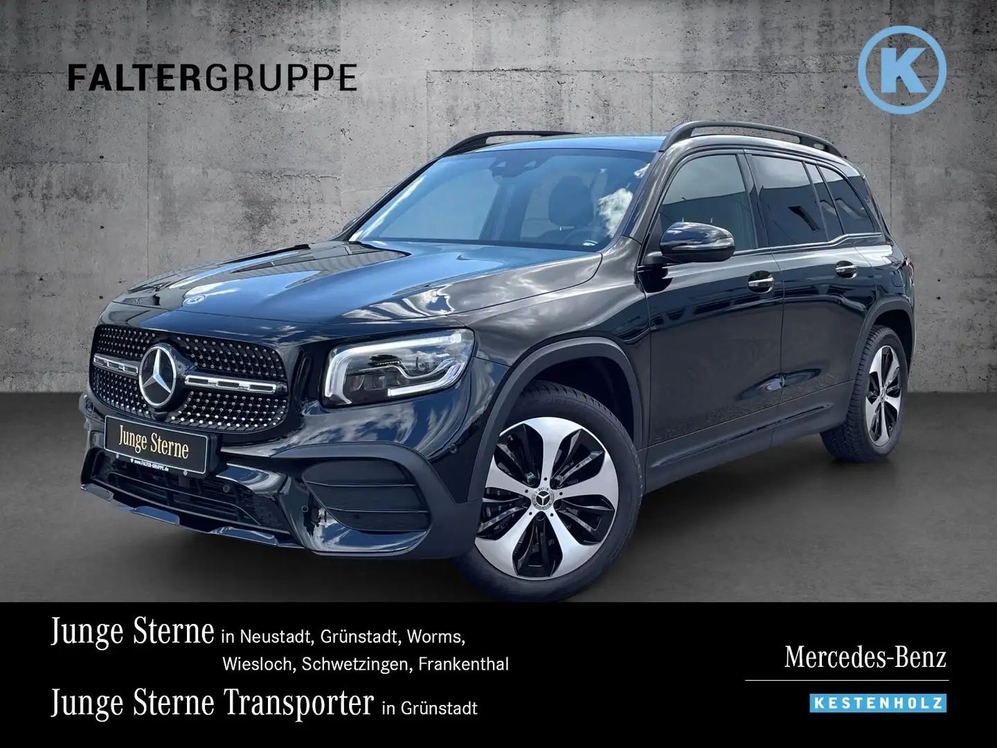 Mercedes-Benz GLB 200 GLB 200 AMG+NIGHT+PANO+BURME+KAM+MLED+AMBI+SHZ Schwarz - 1