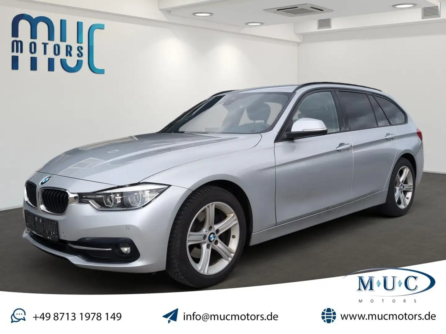BMW 320 d Sport Line Business~NaviProf~LED Plateado - 1