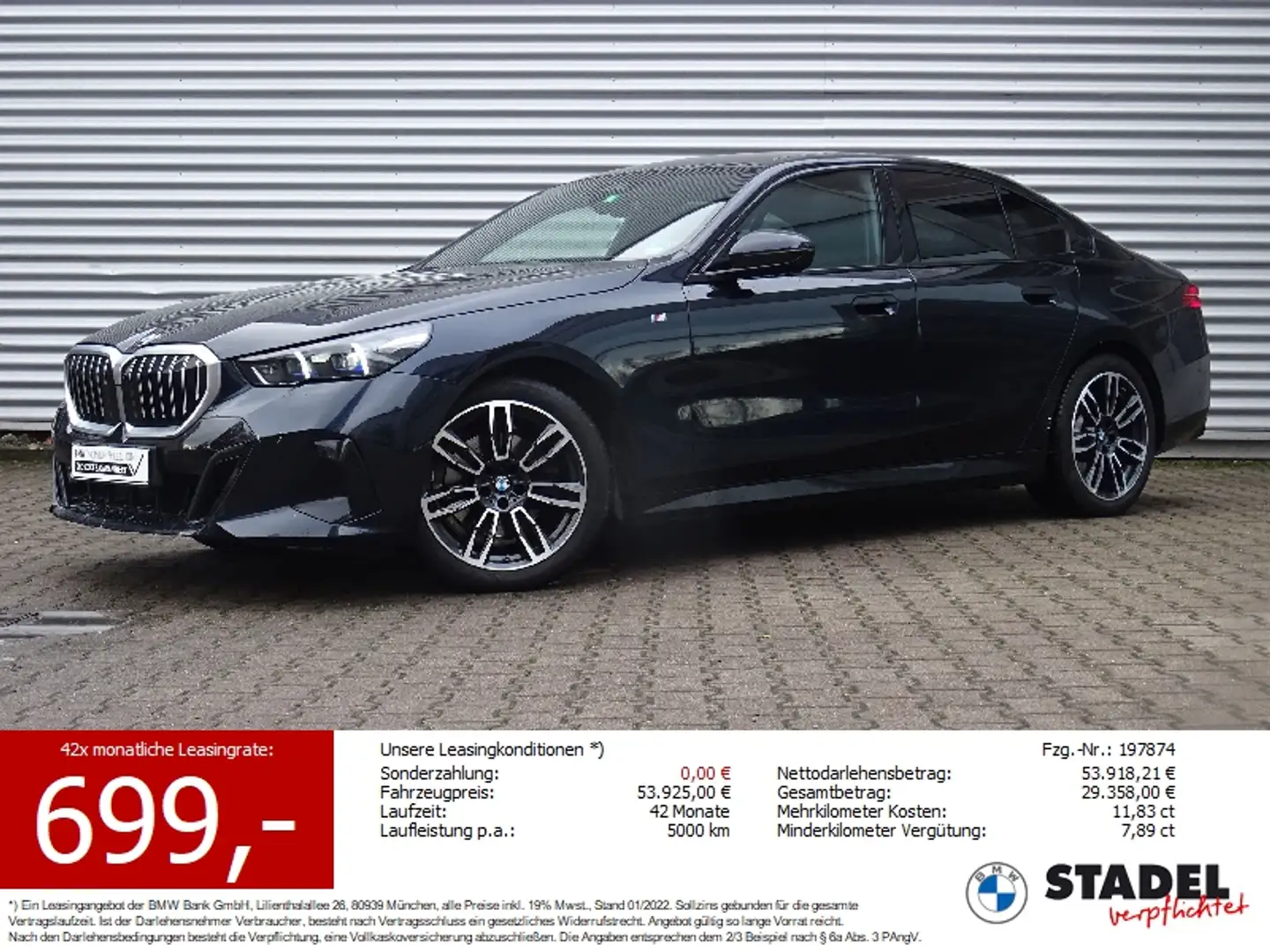 BMW 520 d Lim. M Sport Drive/Parkassist+ HiFi-h/k AHK Nero - 1