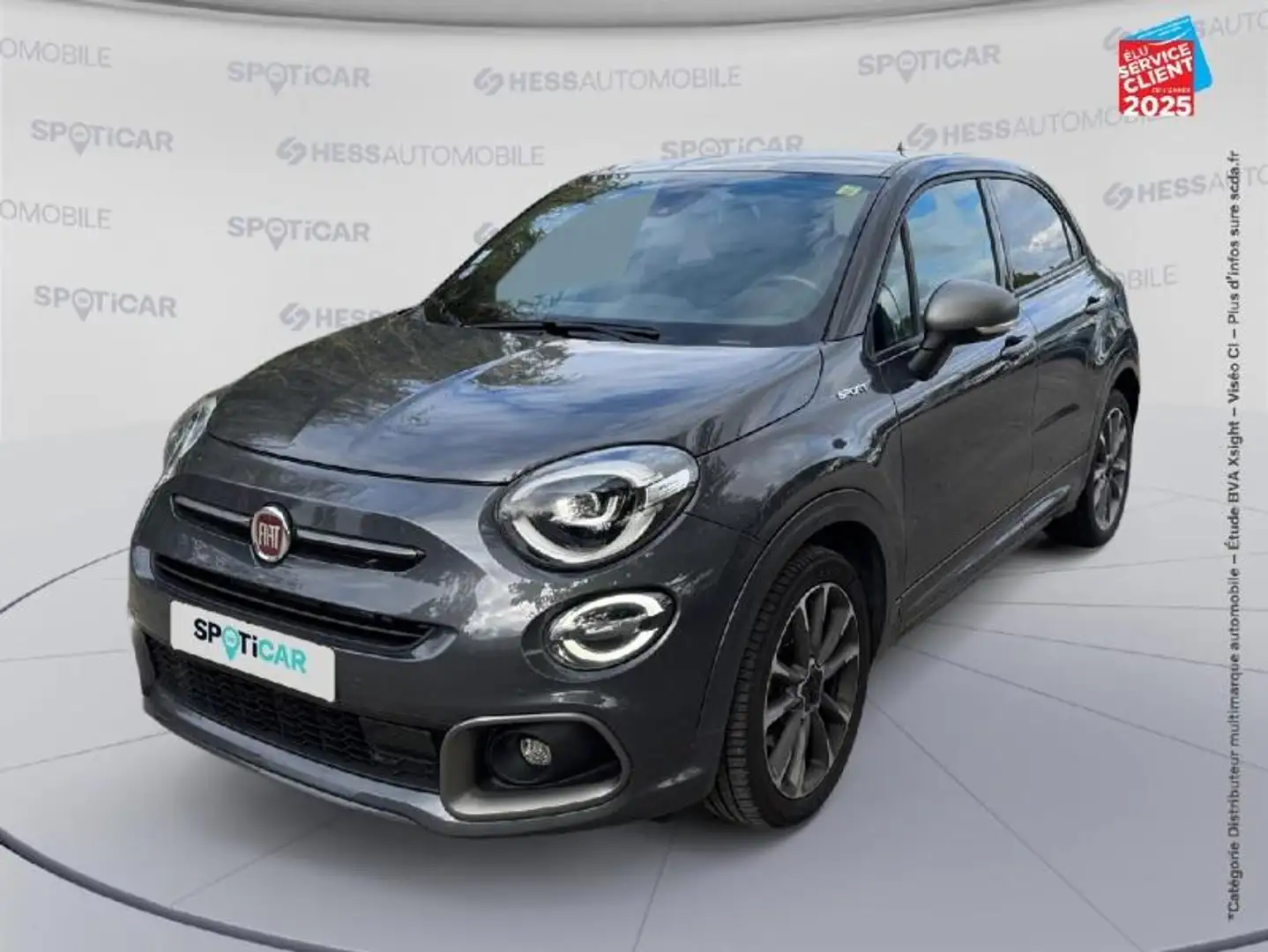 Fiat 500X 1.3 FIREFLY TURBO T4 150CH SPORT DCT Gris - 1