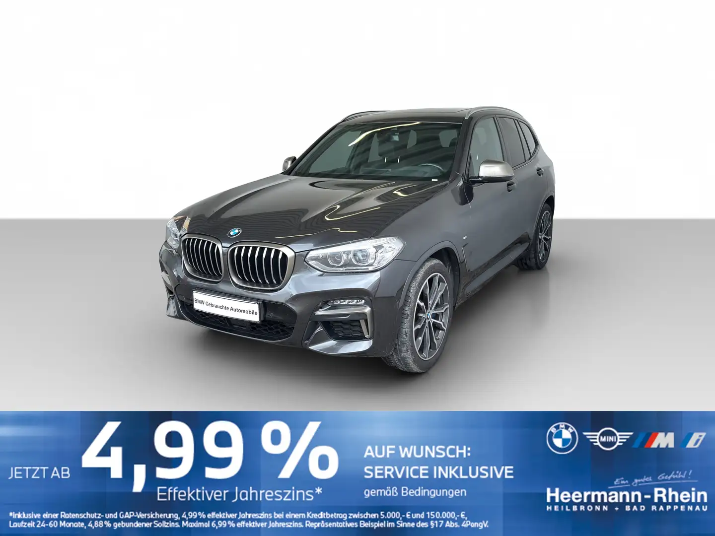 BMW X3 M X3 xDrive M40dA M Paket LiveCock.Standh.LED.AHK. Grau - 2