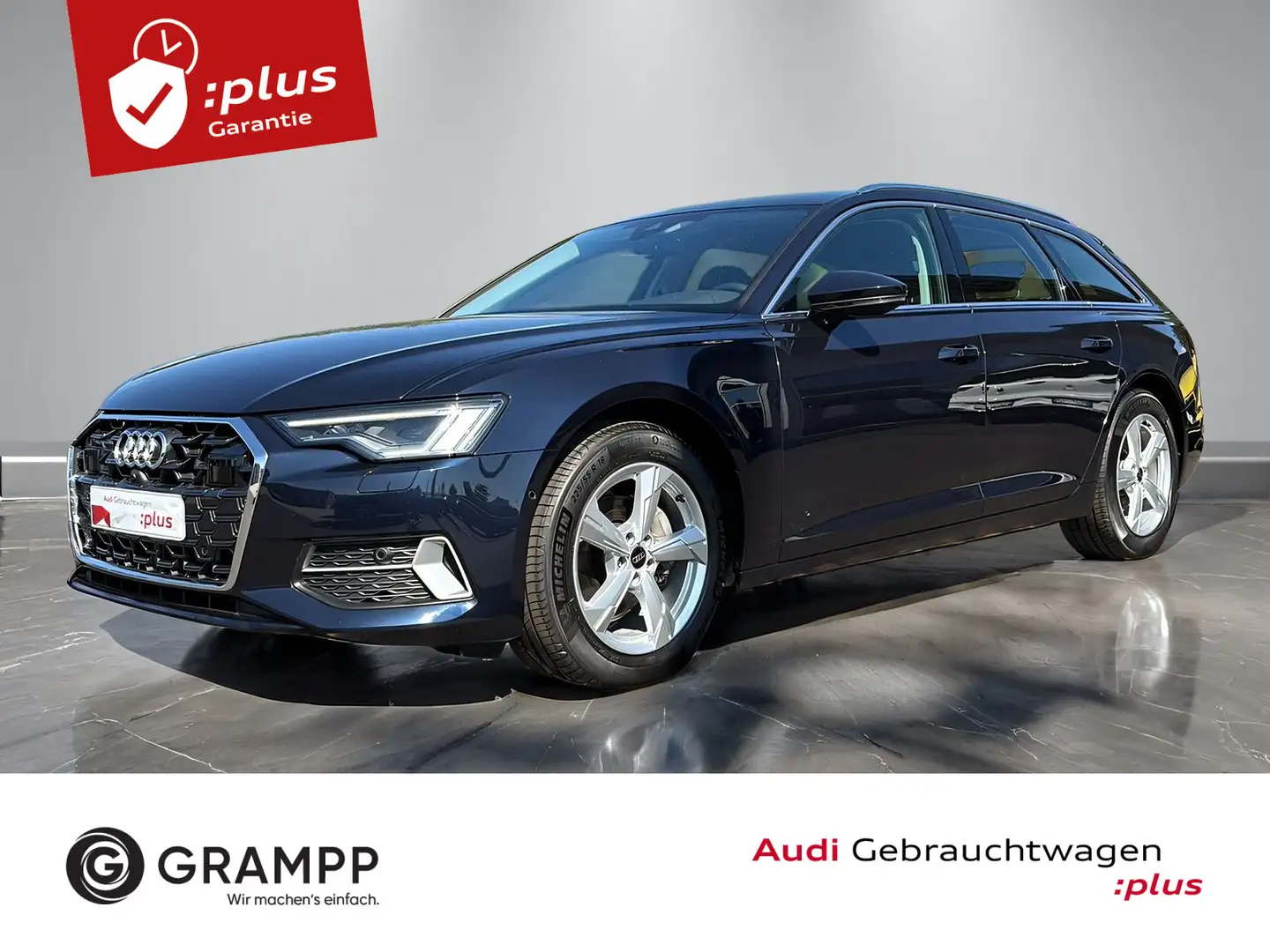 Audi A6 advanced 40 TDI quattro S-tronic +AHK+ Bleu - 1