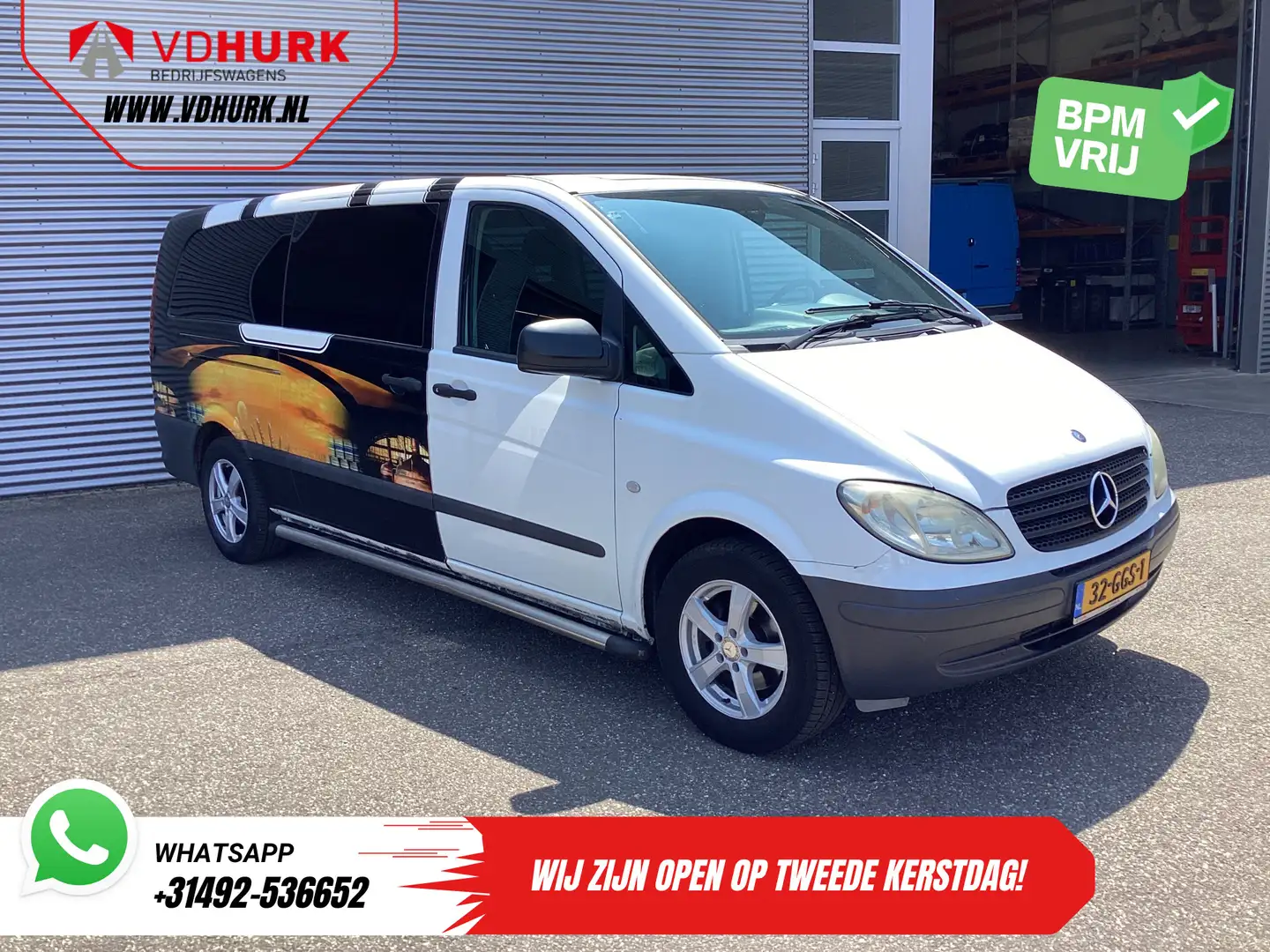 Mercedes-Benz Vito 109 CDI L3 EXPORT ONLY (€6.655,- Incl. BTW/BPM Vri Wit - 1