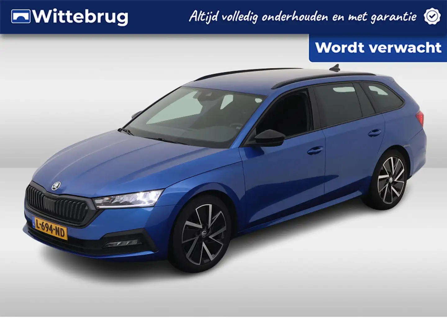Skoda Octavia Combi 1.0 e-TSI Sport Business / PARK. SENSOREN/ L Blauw - 1