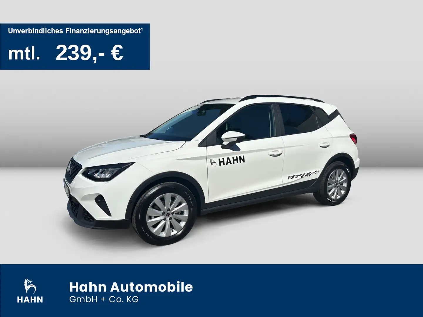 SEAT Arona 1.0TSI DSG Road Edition LED PDC Navi Weiß - 1