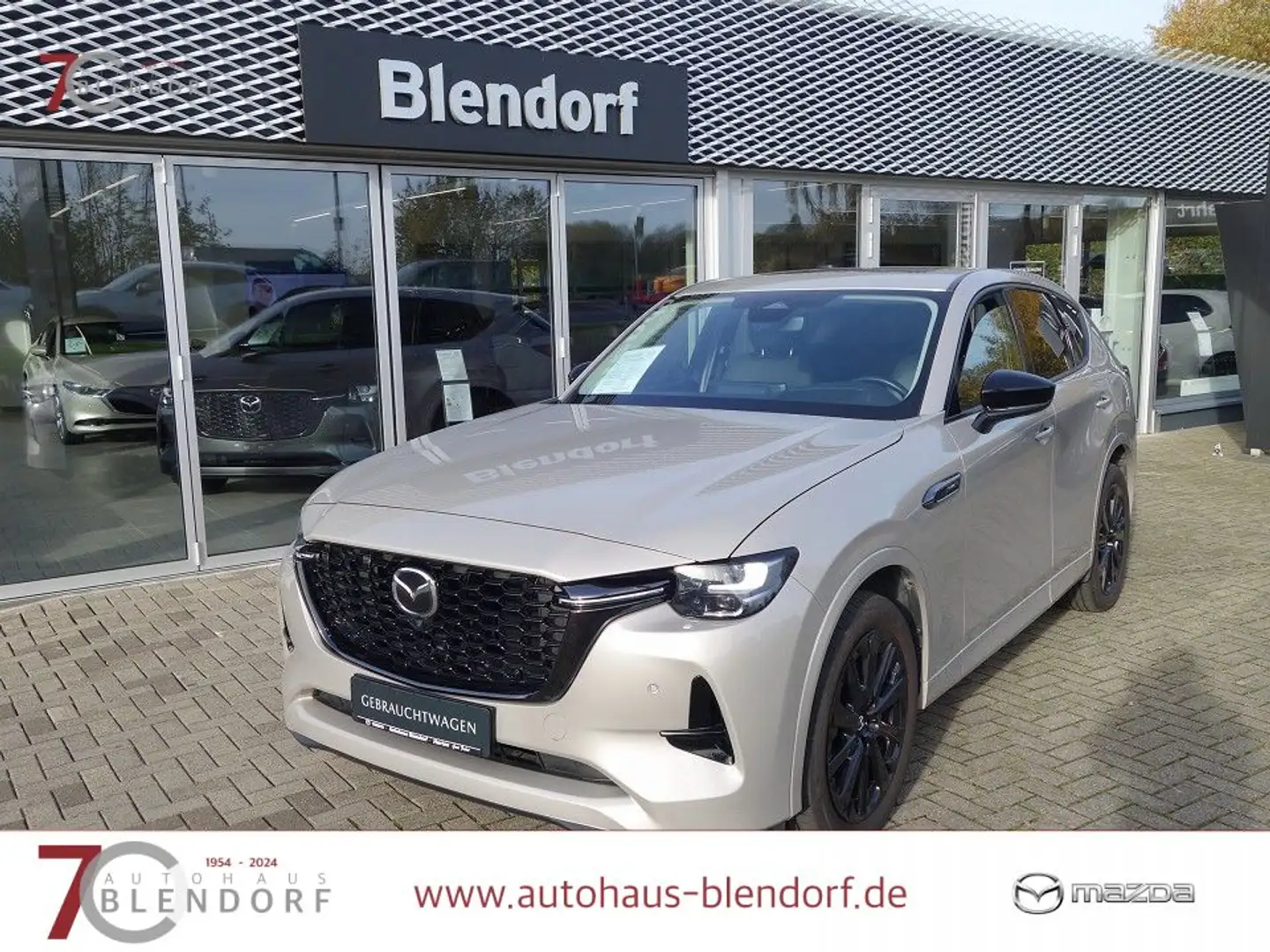 Mazda CX-60 2.5L e-Skyactiv PHEV Panorama|BOSE|Leder Argent - 1