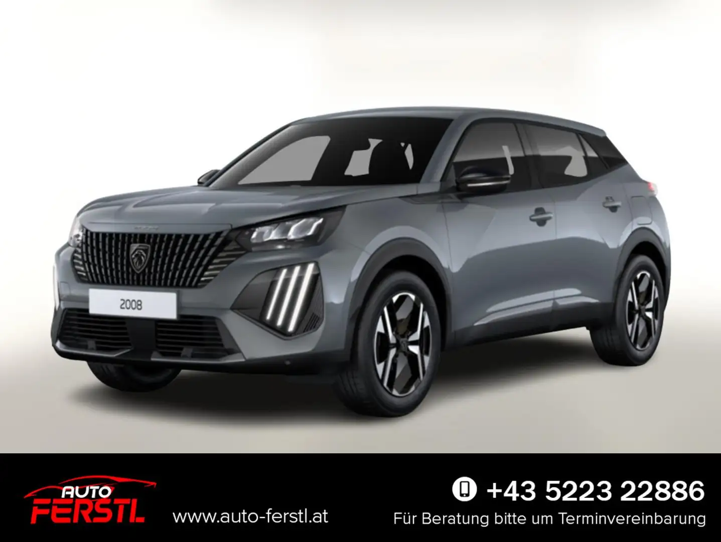 Peugeot 2008 Allure Nav Keyl 2xPDC DigC CarP LED PrivG 74 kW... Grau - 1