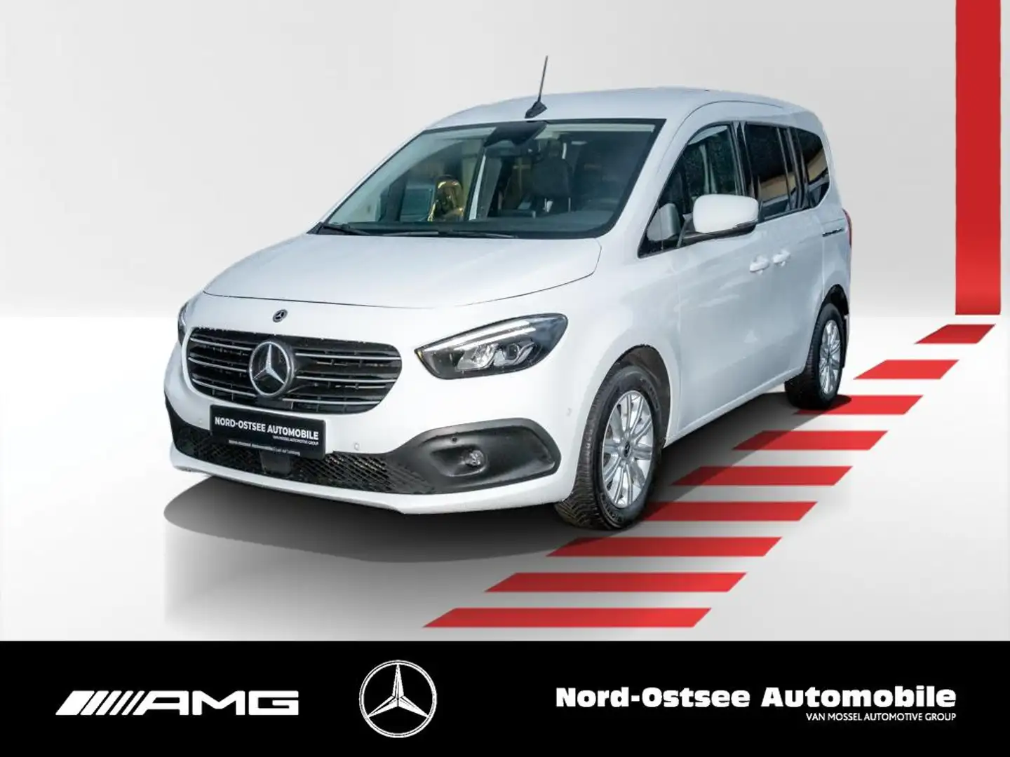 Mercedes-Benz T-Klasse T 180 d STYLE  LED TOTW. KLIMAUT SITZH KAMERA Weiß - 1