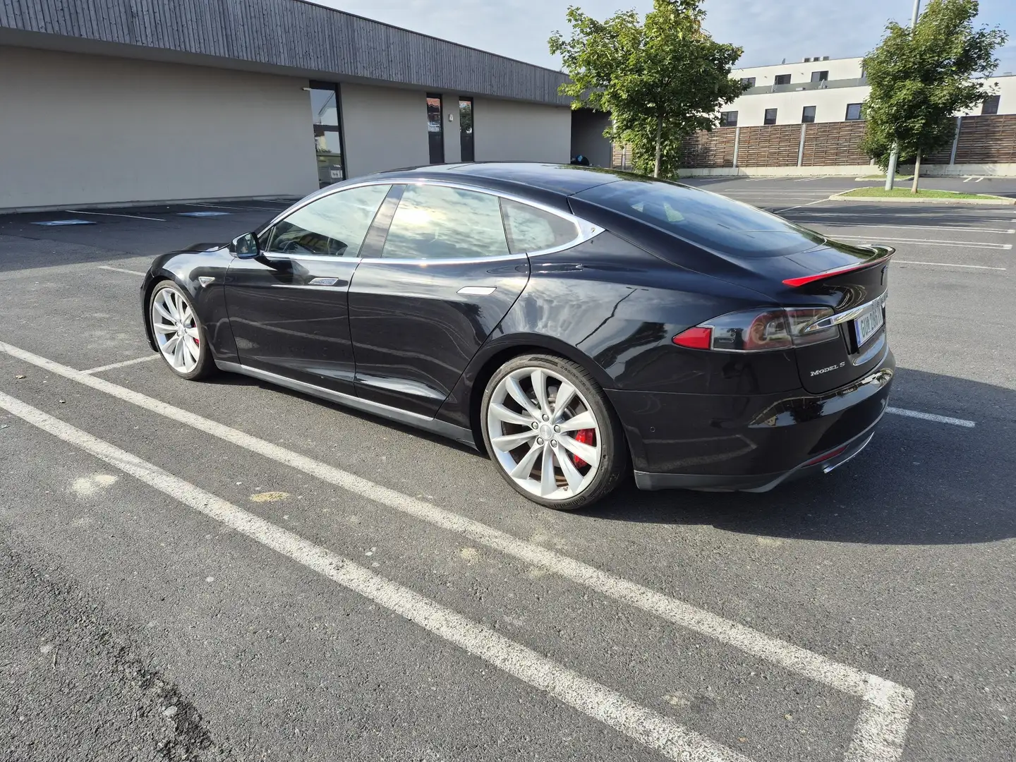 Tesla Model S P85D Supercharging free AHK CCS MCU2 Autopilot Schwarz - 1