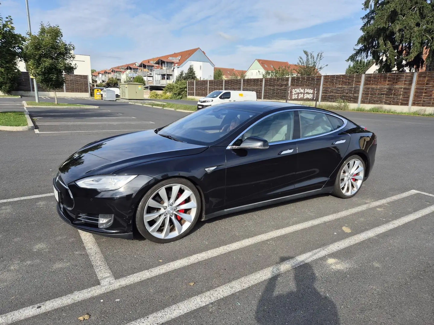 Tesla Model S P85D Supercharging free AHK CCS MCU2 Autopilot Schwarz - 2