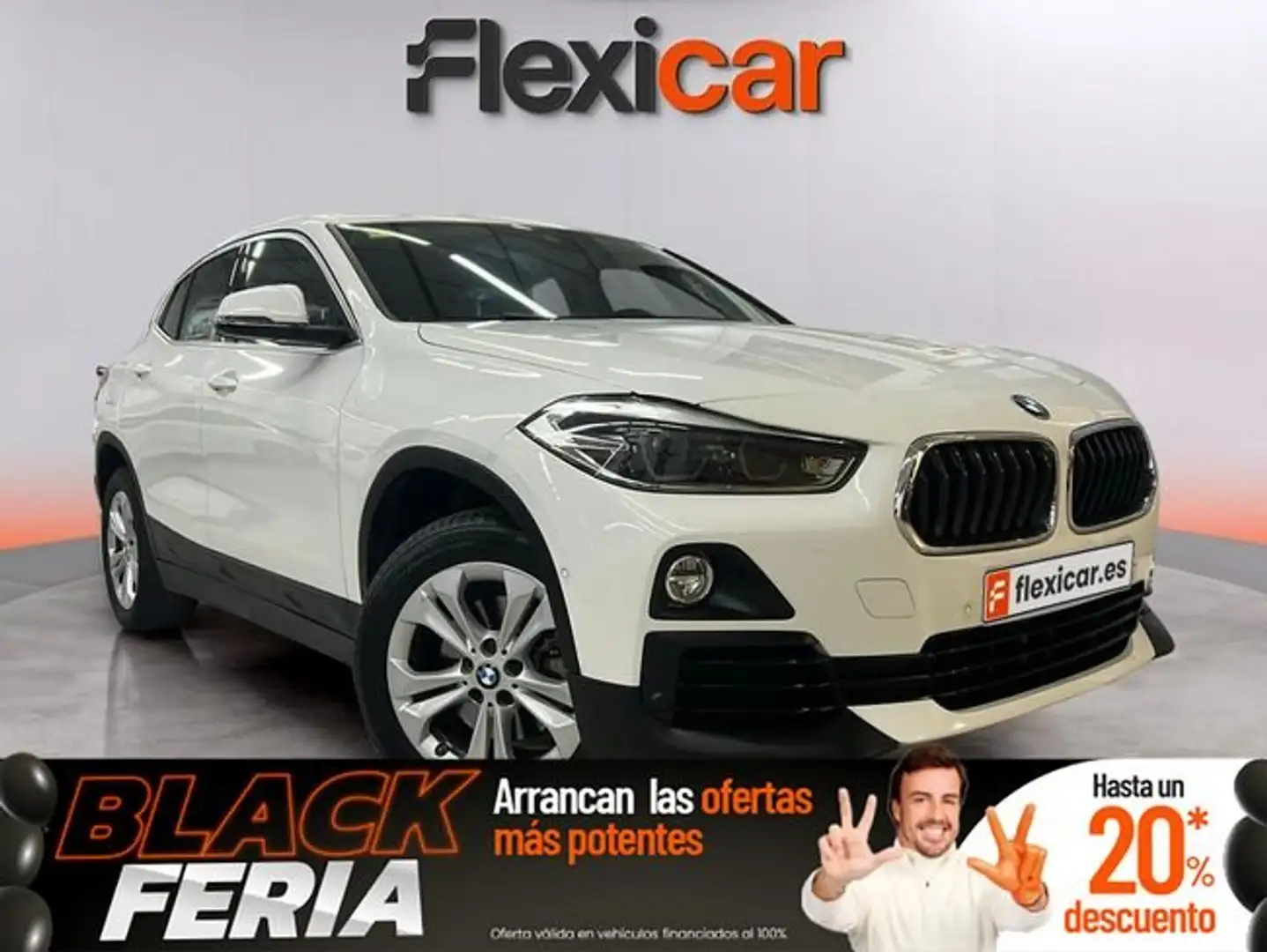 BMW X2 sDrive 18d Blanc - 1