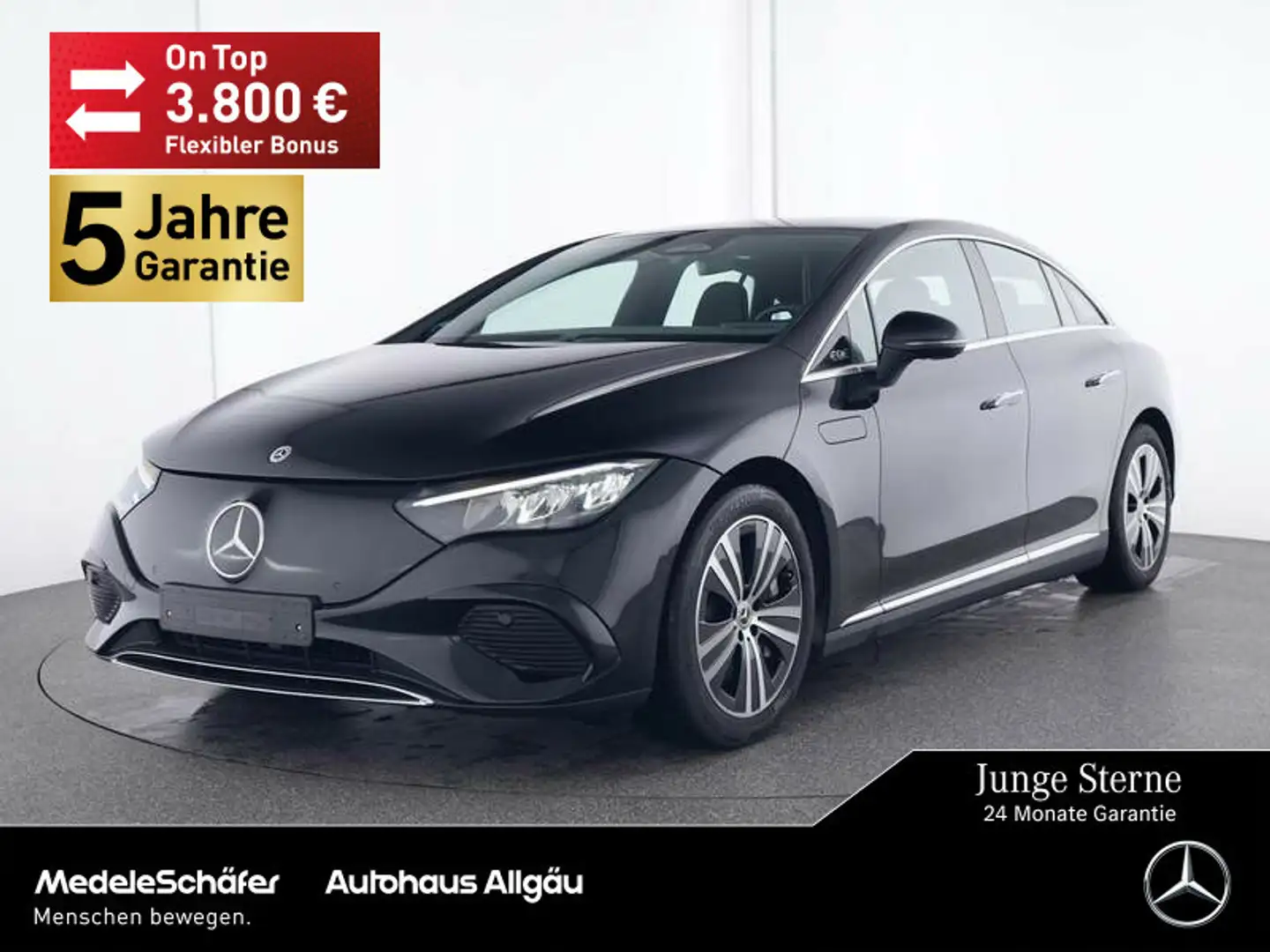 Mercedes-Benz EQE 300 EQE 300 Advantage 19" AHK Burmester Distronic Park Černá - 1