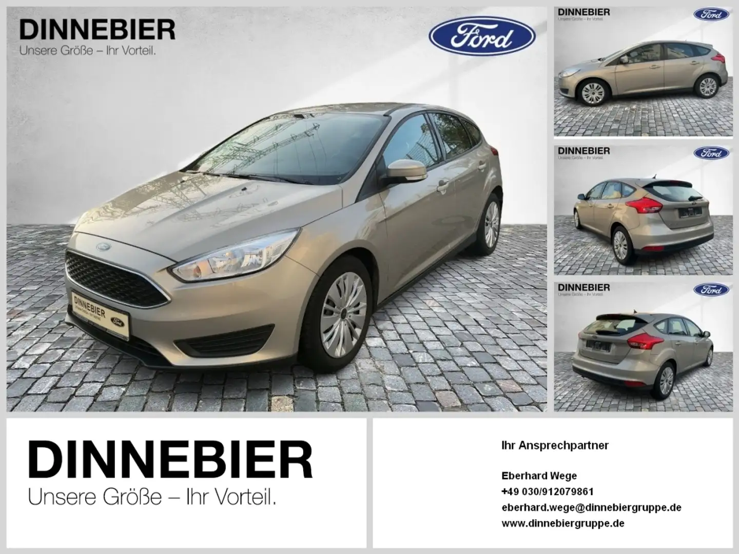 Ford Focus TREND 1.0 74kW SITZ-/LENKRADHEIZUNG Grijs - 1