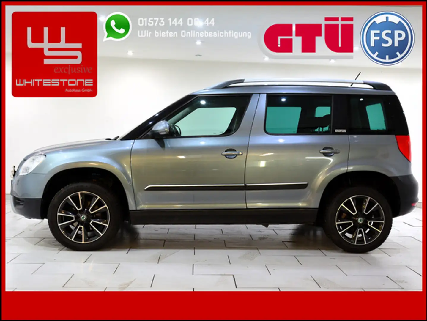 Skoda Yeti Ambition Adventure Aut Klimaaut Sitzheizung Grau - 1