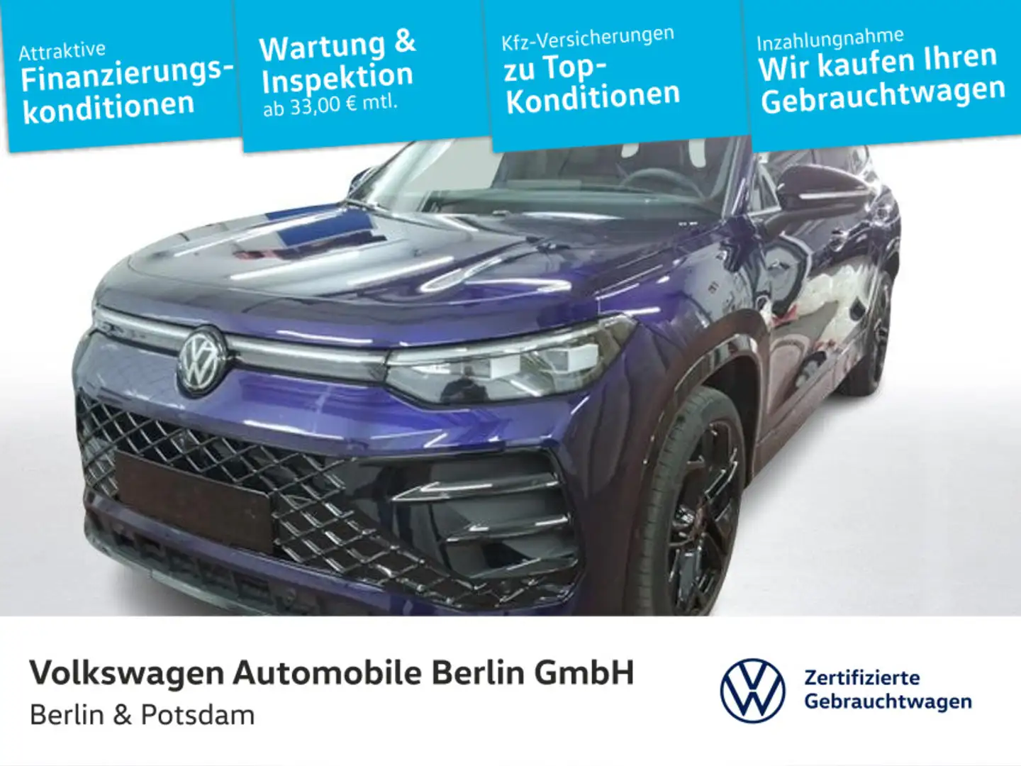 Volkswagen Tayron 2.0TSI DSG R-Line Black 4x4 H&K AHK Violett - 1