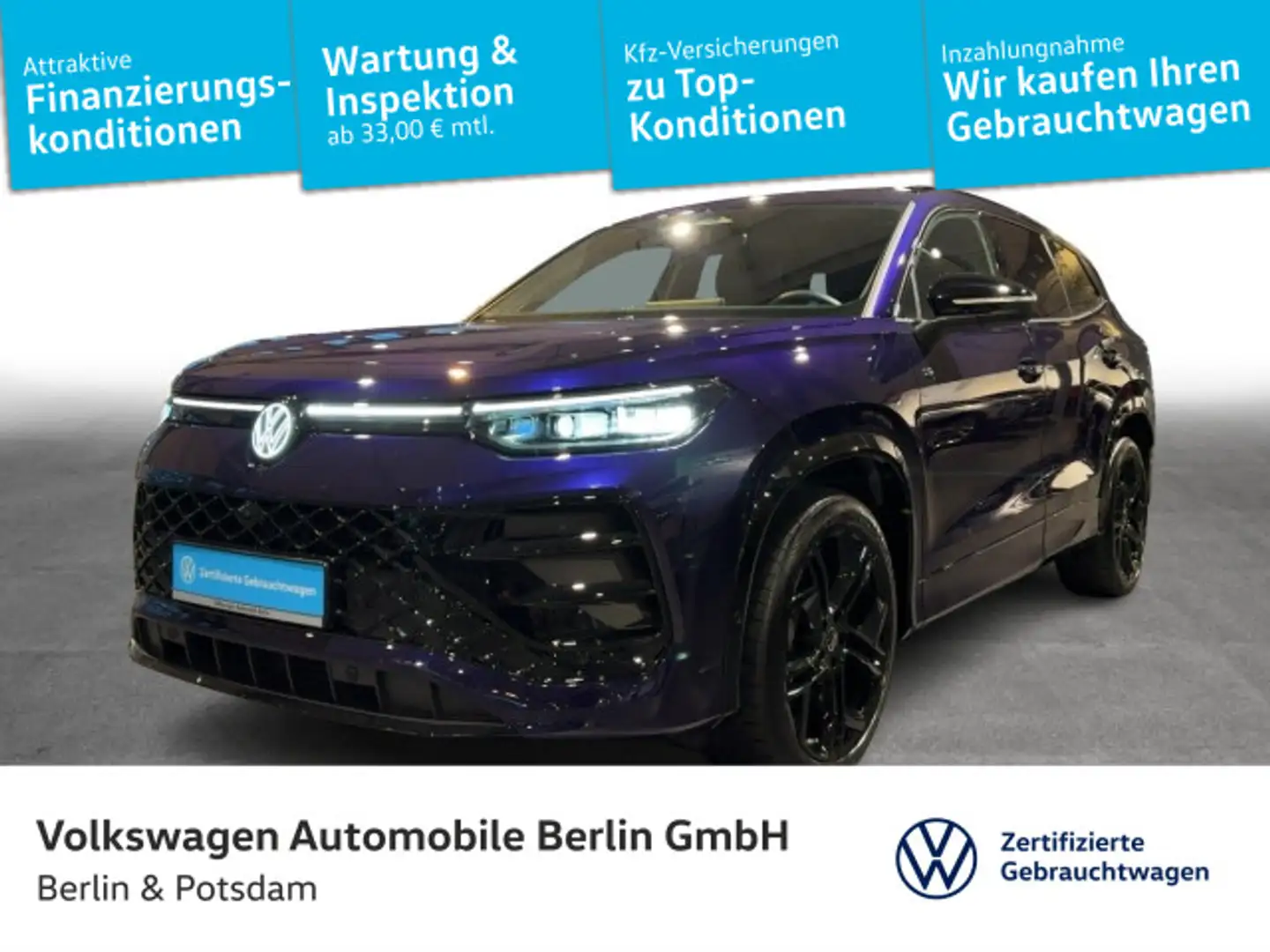 Volkswagen Tayron 2.0TSI DSG R-Line Black 4x4 H&K AHK Violett - 1