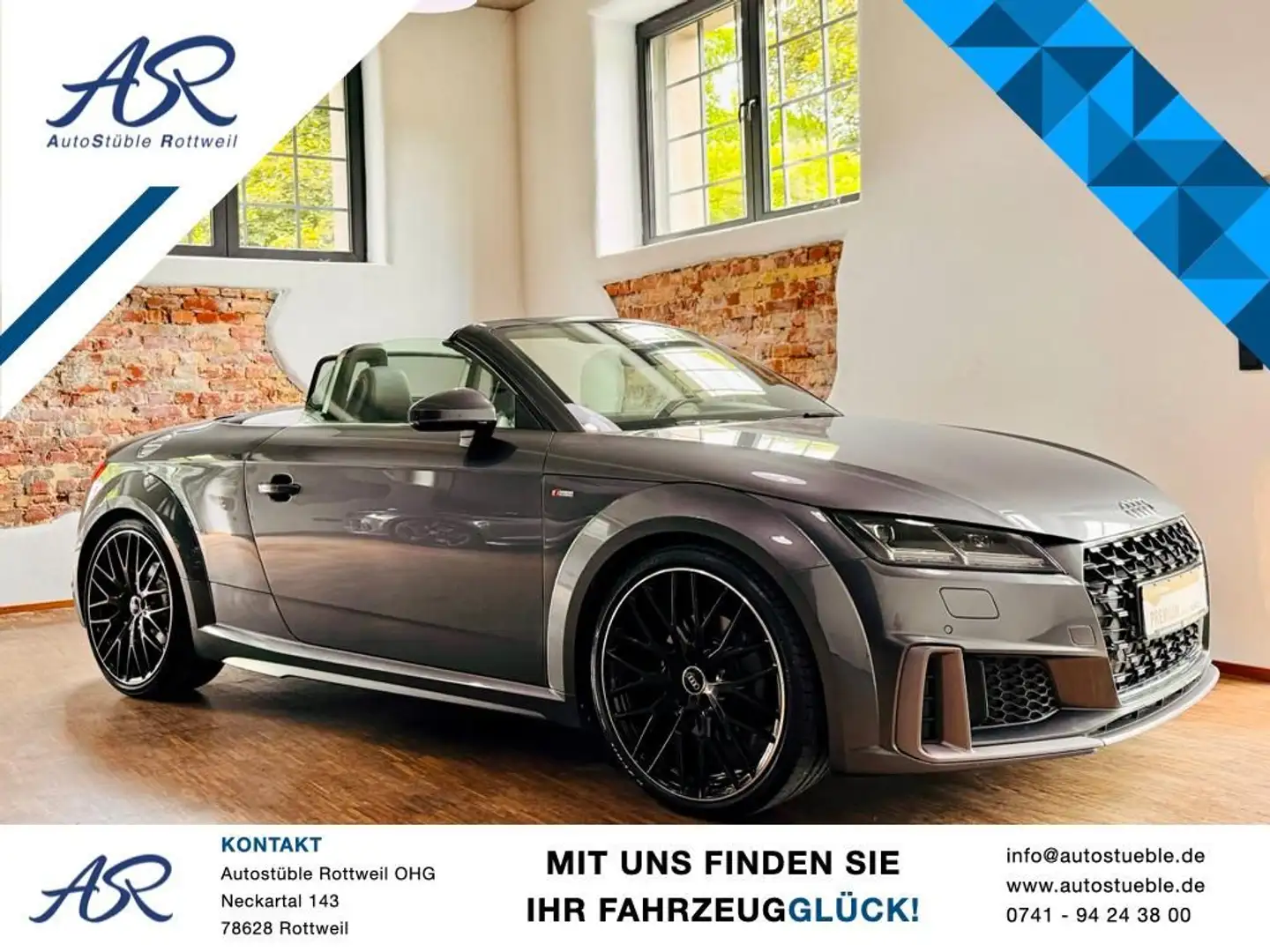 Audi TT Roadster 40 TFSI S line LED Kamera S-Sitze Schwarz - 1
