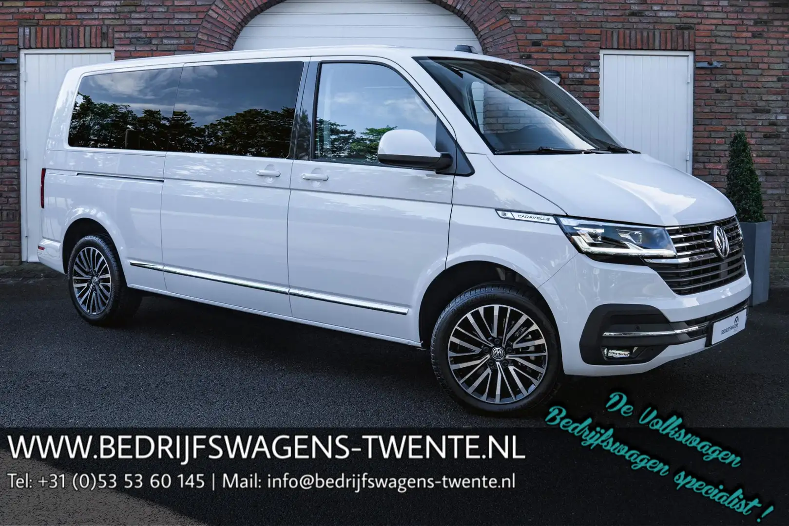 Volkswagen T6.1 Transporter 2.0 TDI 204 PK DSG CARAVELLE L2H1 A-KLEP ACC | LED Blanc - 1
