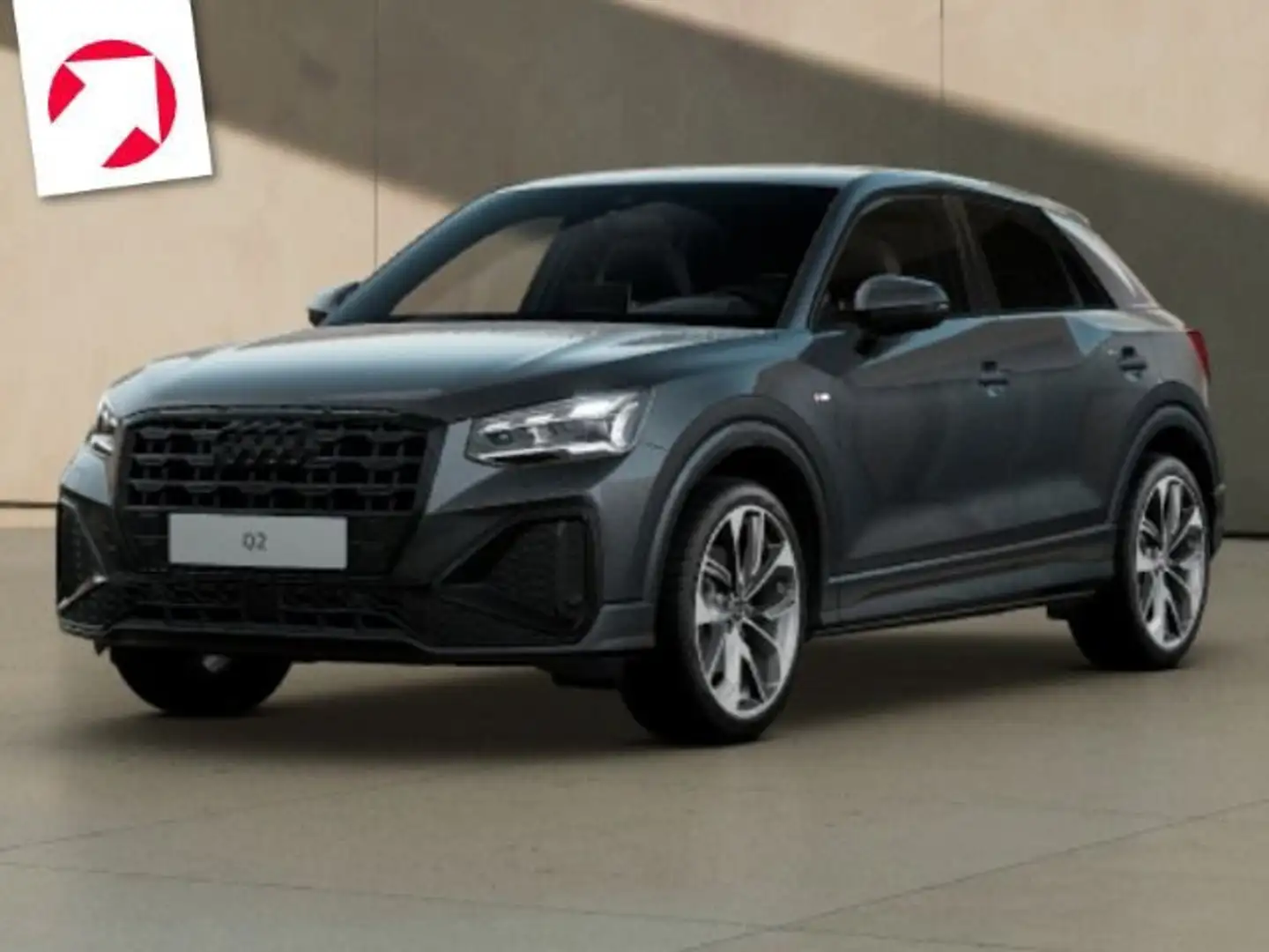 Audi Q2 S line 35 TDI S tronic*AHK*MATRIX*NAVI*ACC* Grau - 1