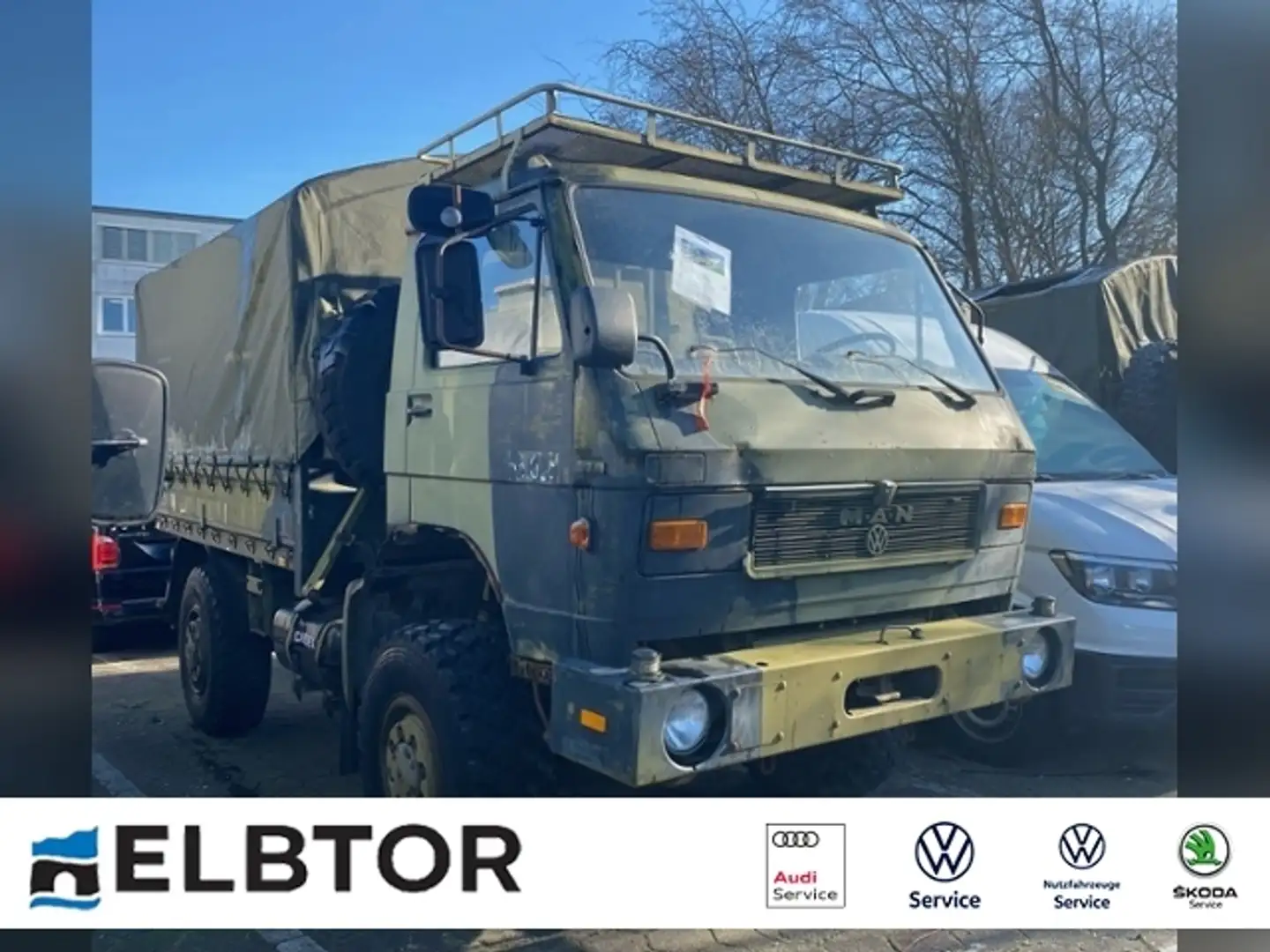 MAN 8-136 FAE 4X4 PROJEKTFAHRZEUG 2 Fahrzeuge vorhand Grün - 1