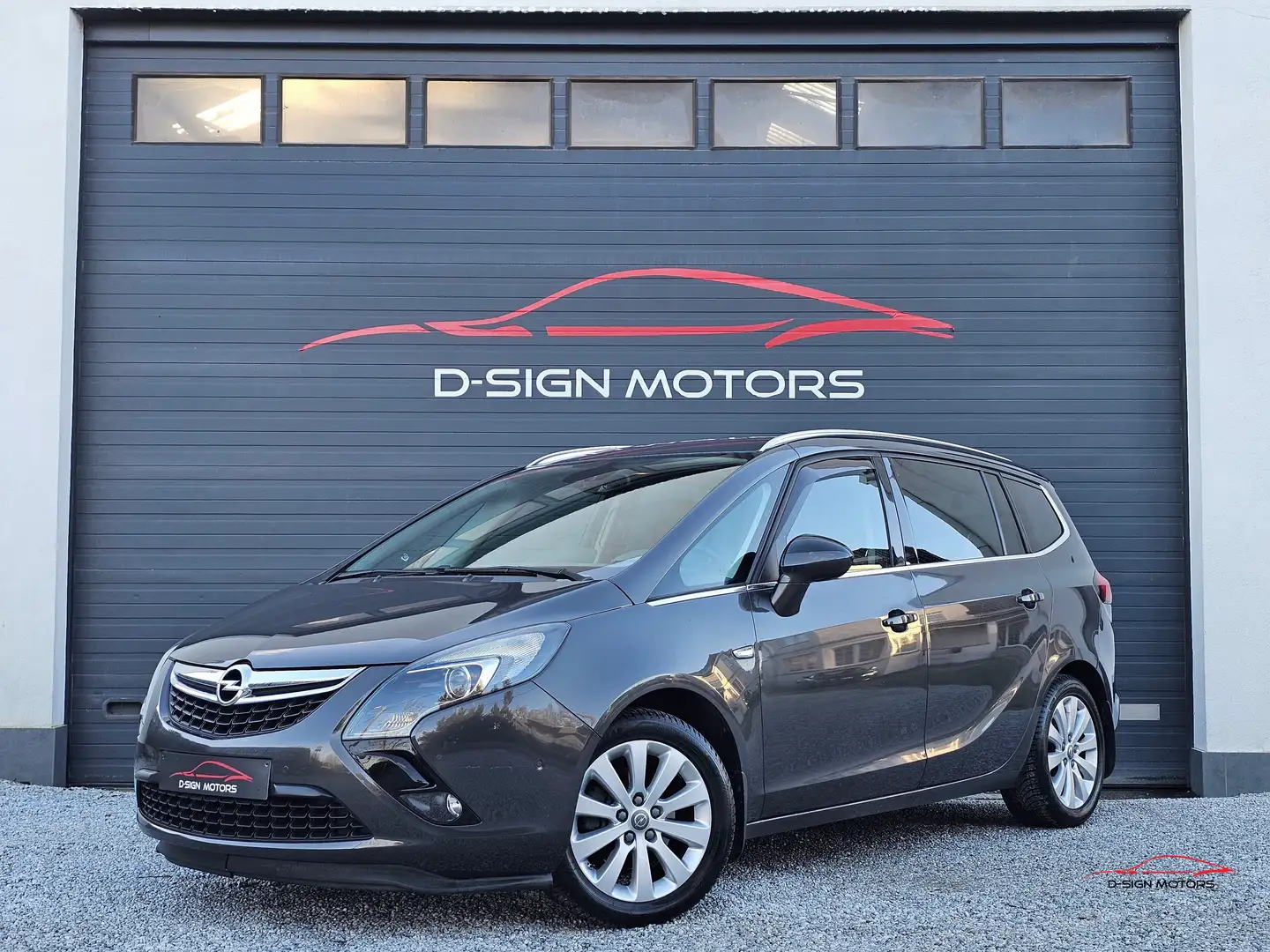 Opel Zafira Tourer 1.4 TURBO (120ch) COSMO 2015 100.000km !! Gris - 1