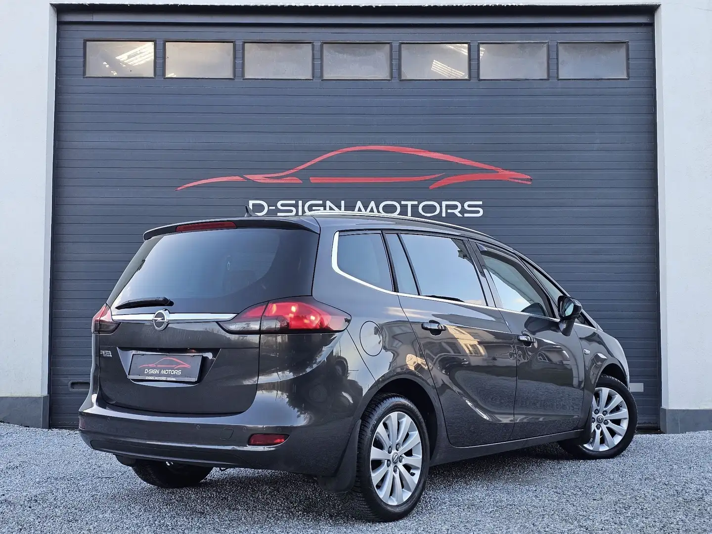 Opel Zafira Tourer 1.4 TURBO (120ch) COSMO 2015 100.000km !! Gris - 2