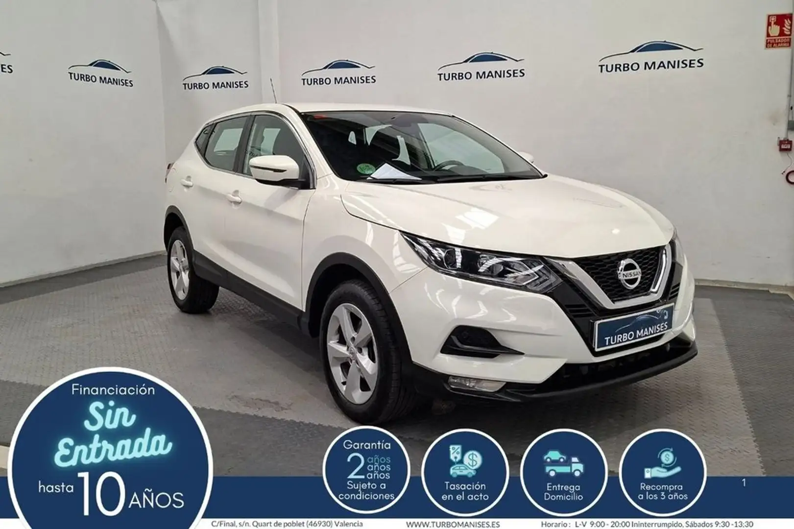 Nissan Qashqai dCi 85 kW (115 CV) E6D ACENTA Blanc - 1