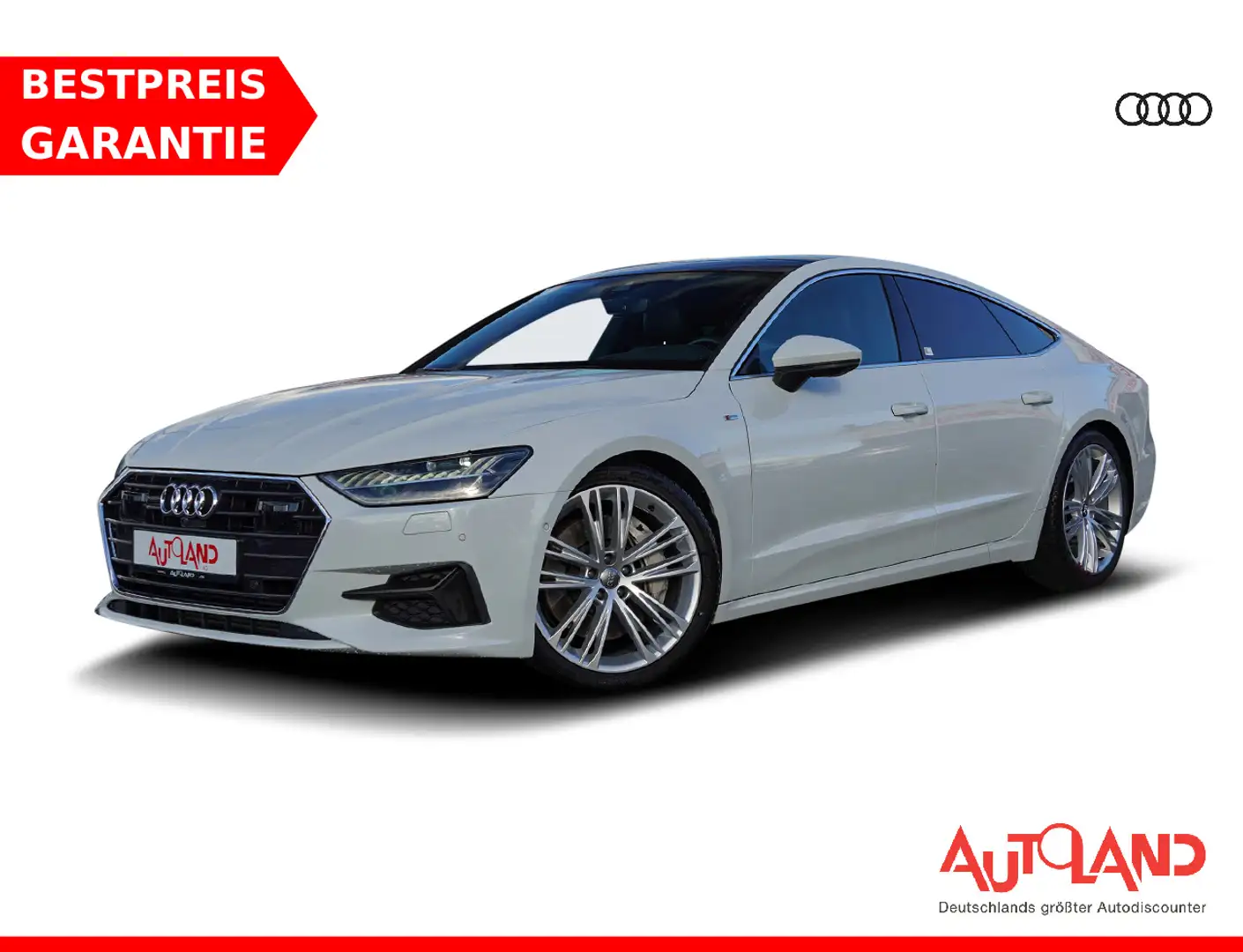 Audi A7 55 TFSI quattro LED Navi B&O Kamera DAB ACC Weiß - 1