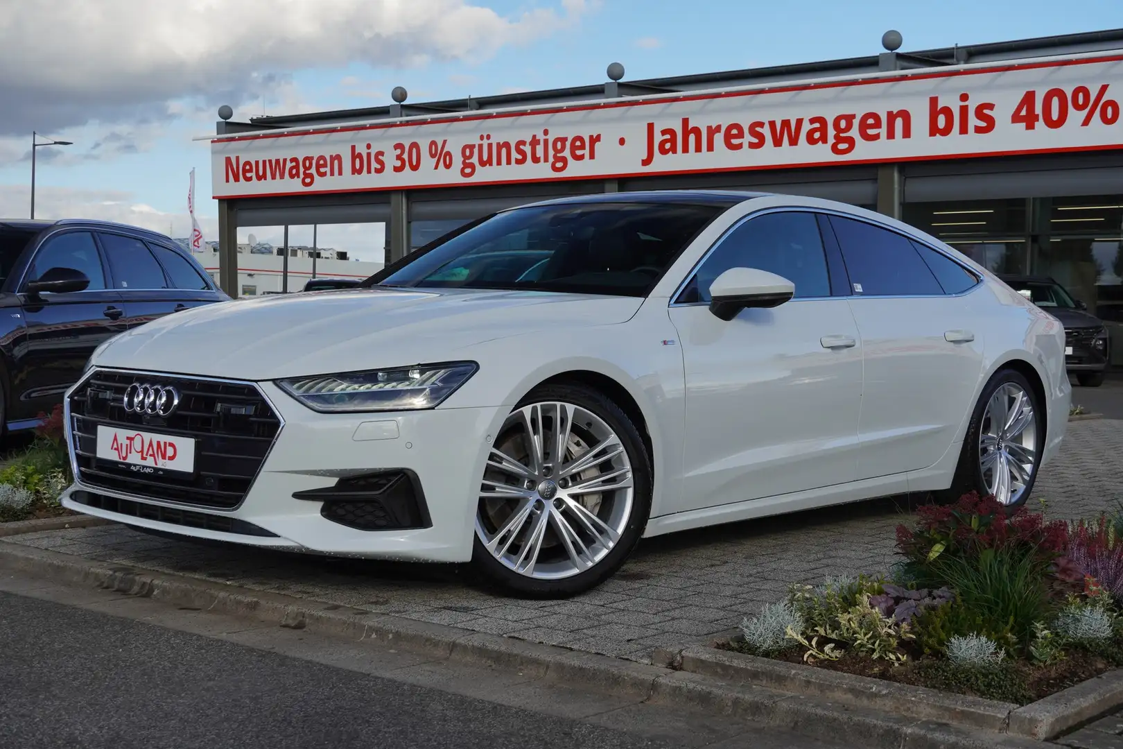 Audi A7 55 TFSI quattro LED Navi B&O Kamera DAB ACC Weiß - 2