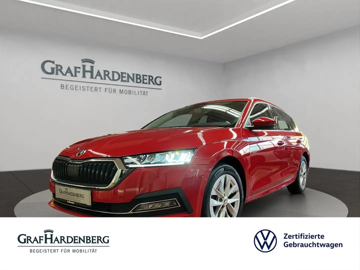 Skoda Octavia Combi Style 2.0 TDI DSG Navi LED Rot - 1