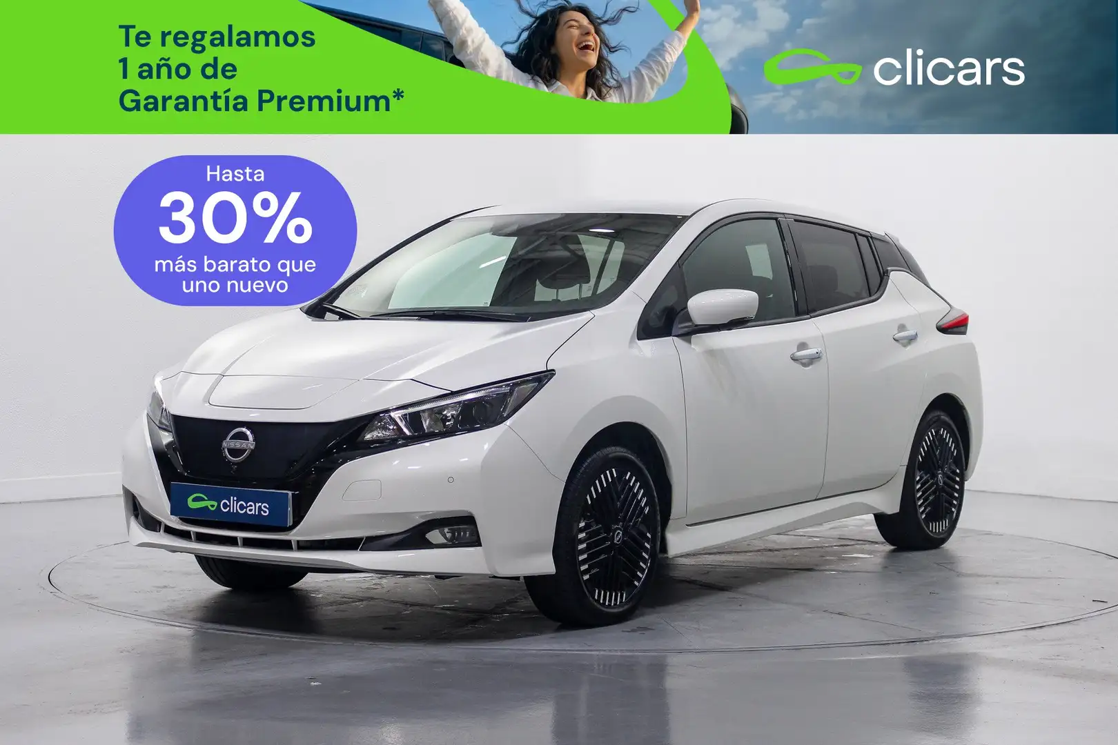 Nissan Leaf 40 kWh N-Connecta 110kW Blanco - 1