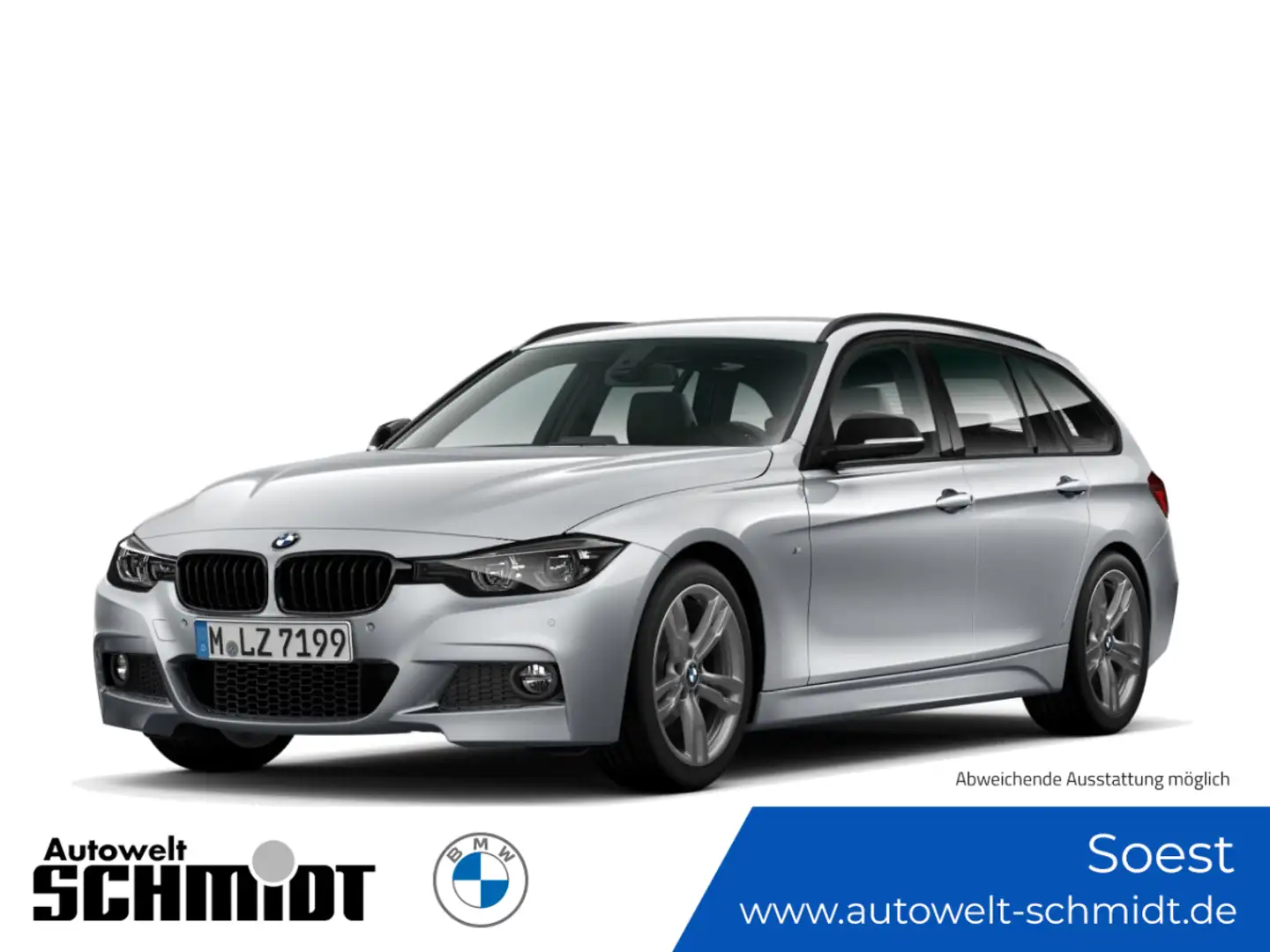 BMW 320 d Touring M Sport Shadow + GARANTIE Plateado - 1