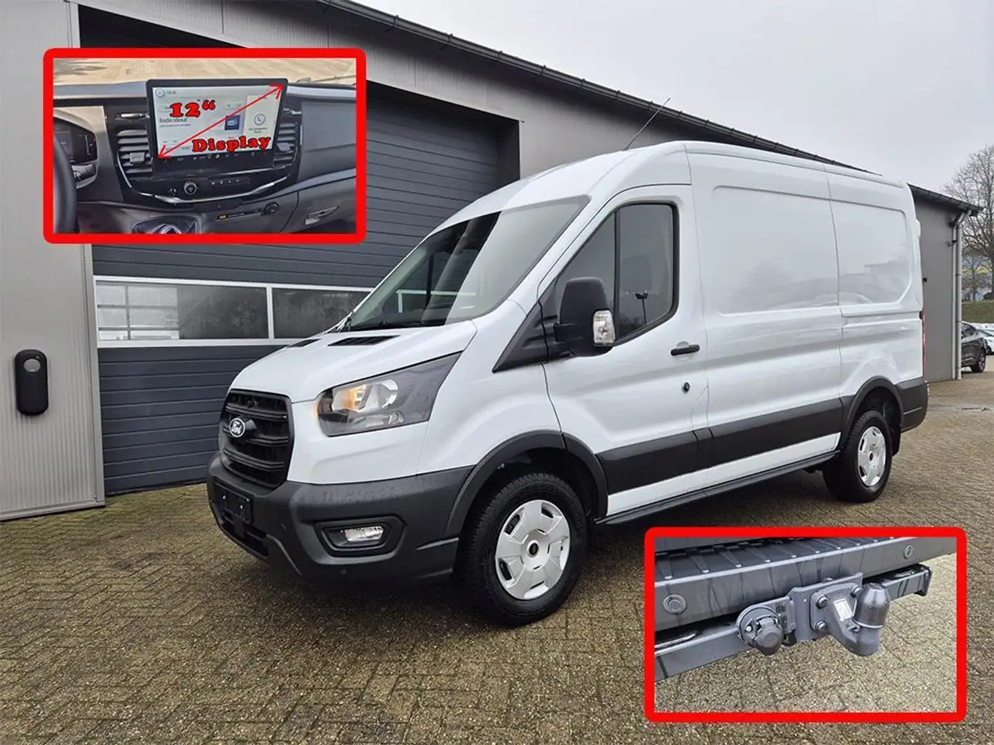 Ford Transit L2H2 2.0 EcoBlue 165PS Trend Heckantrieb 3,5t 2... Weiß - 2