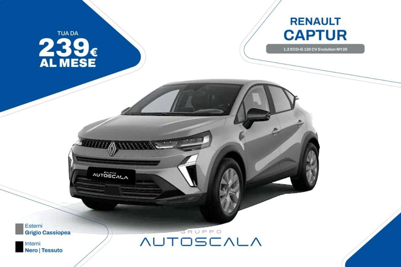 Renault Captur 1.2 ECO-G 120 CV Evolution MY26