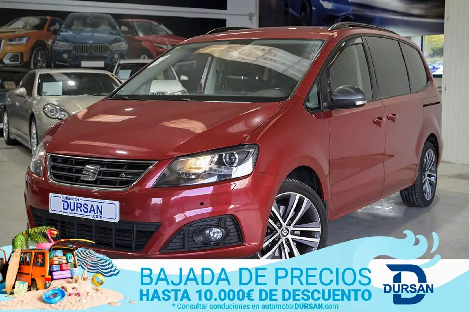 SEAT Alhambra 2.0TDI CR S&S Style Adv. 4D DSG 184 Rojo - 1