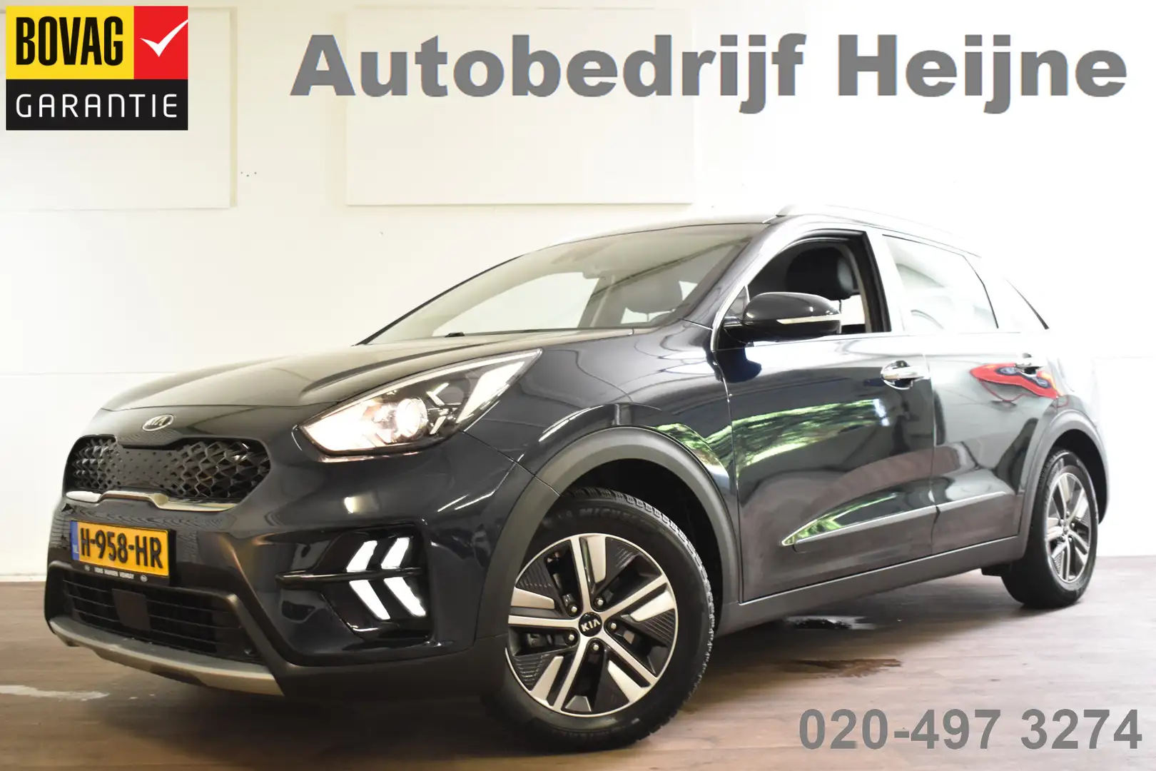 Kia Niro 1.6 GDi Hybrid DynamicLine LEDER/NAVI/CAMERA/TREKH Blau - 1